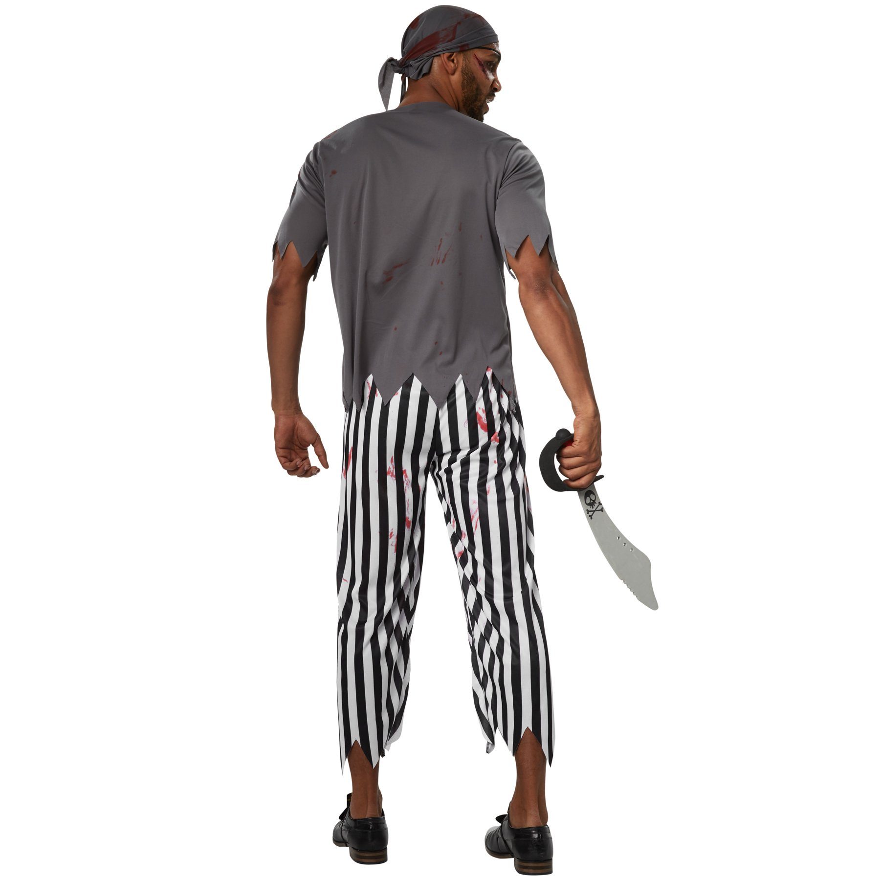 dressforfun Kostüm Herrenkostüm Gruseliger Zombie Pirat, Gruseliges, blutbeschmiertes Piraten-Outfit
