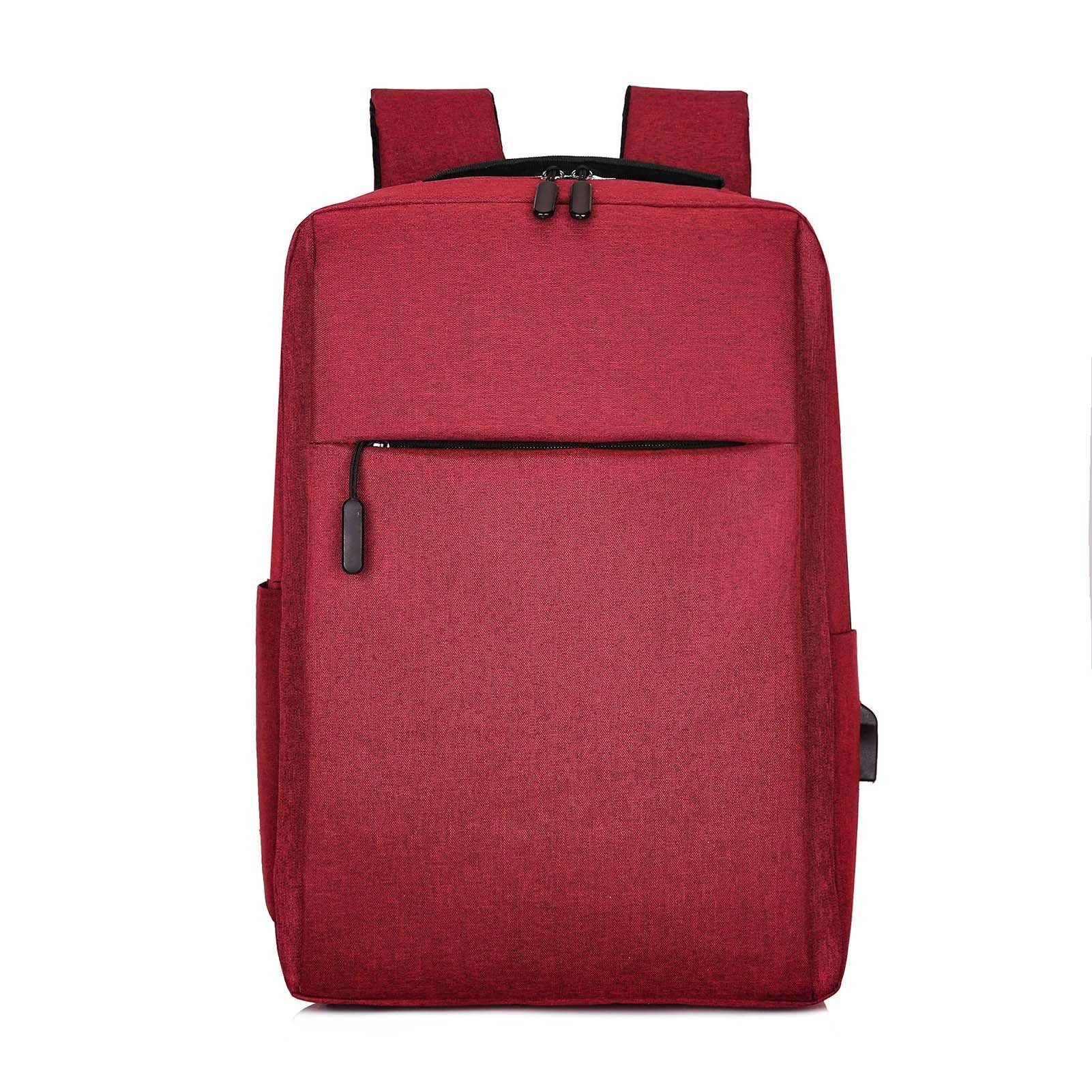 Blusmart Rucksack Modischer, Einfacher Rucksack Für Herren, Tragbar, Große Kapazität red wine