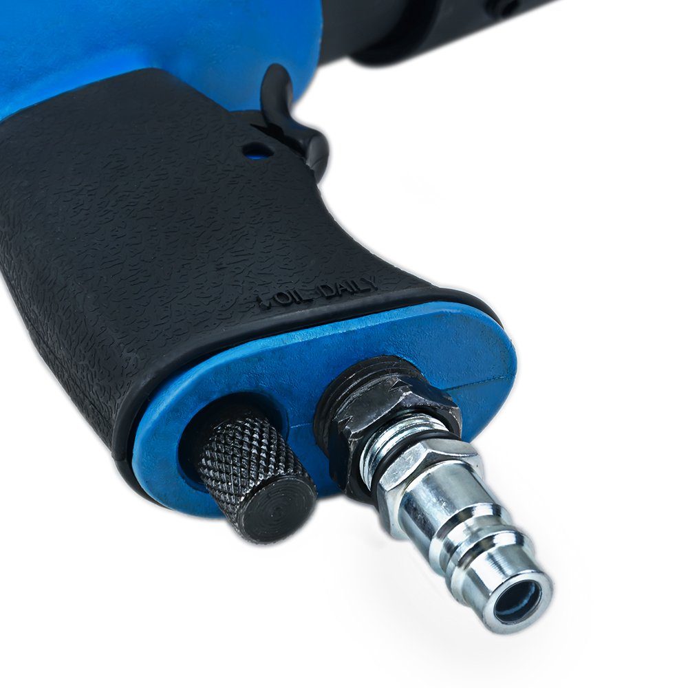 monzana Druckluftgeräte-Set, Schlauchaufroller Automatisch 10m 1/4" Trommel Nadelentroster 12 Bar