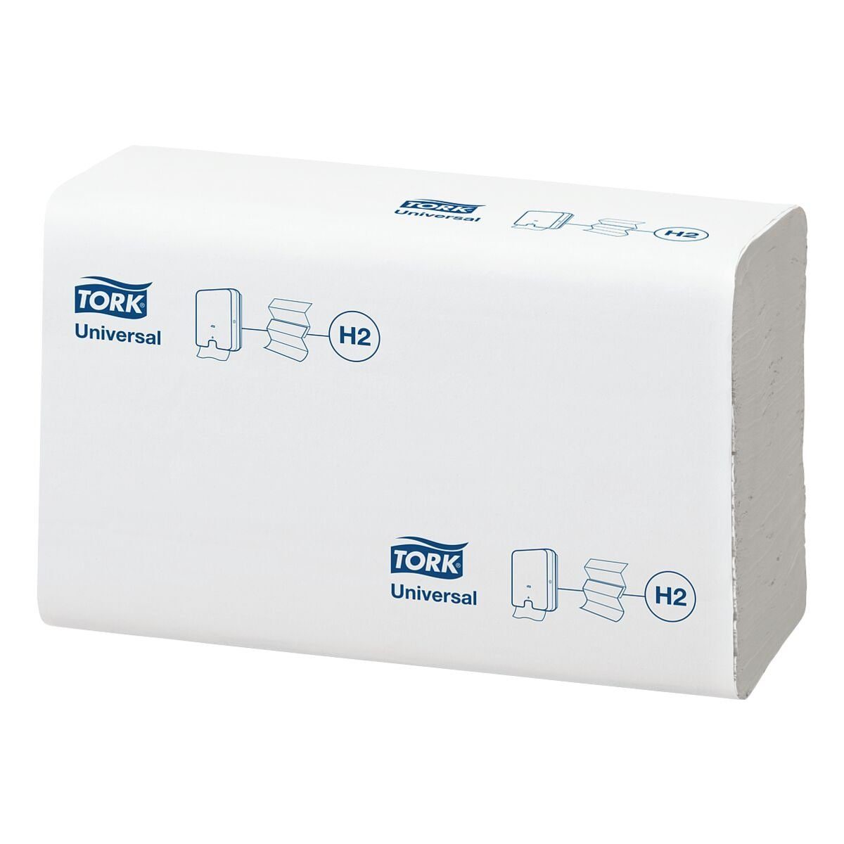 TORK Papierhandtuch Xpress® Universal H2, 2-lagig, Recyclingfaser, Multifold, 19,6x34 cm, weiß, 3360 Blatt