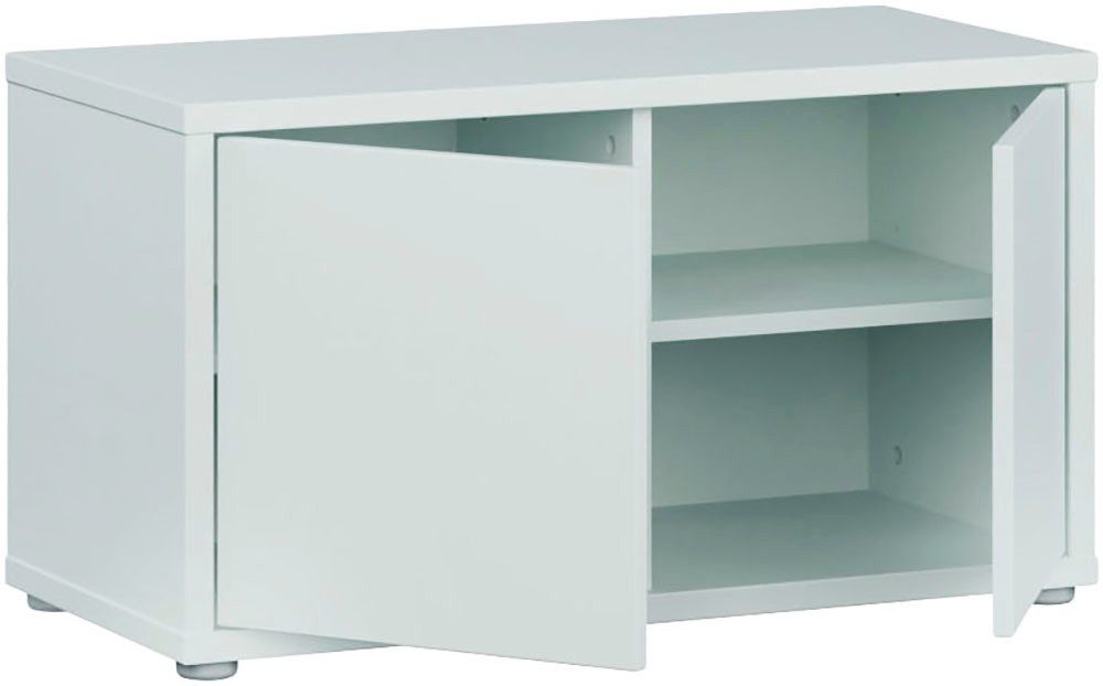 FORTE Schuhbank Alice Springs, Grifflos, 8 Paar Schuhe, Polsterauflage optional, B/H/T 74,5/41,5/34,9 cm, Push to open – Bild 4 von 5