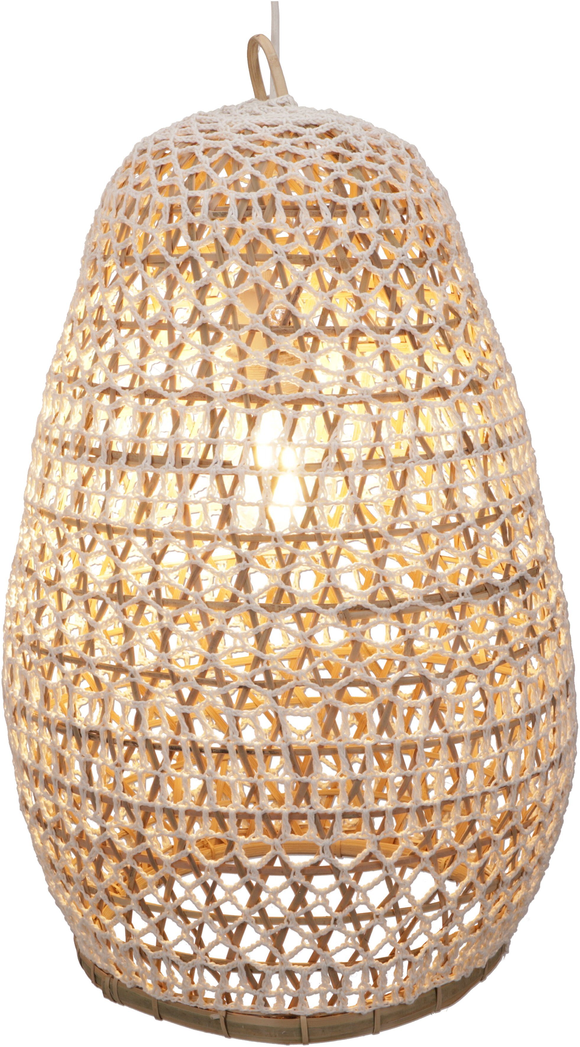 Hermana Modell Guru-Shop Deckenlampe, nicht Deckenleuchten aus.., handgemacht in Leuchtmittel L Bali inklusive