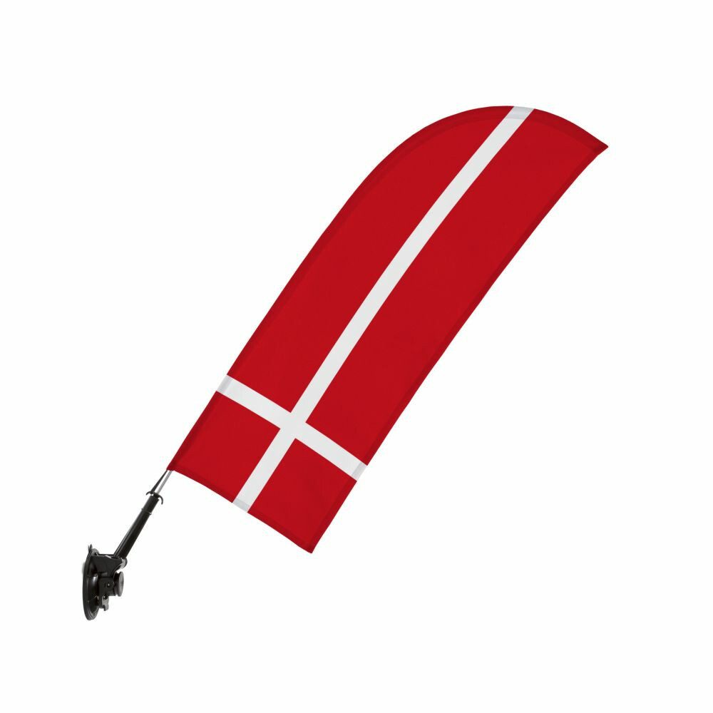 Flagge Showdown Fensterflagge - Wind Set - Dänische Flagge