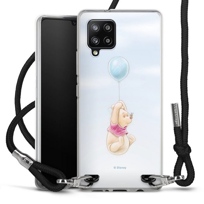 DeinDesign Handyhülle Offizielles Lizenzprodukt Winnie Puuh Disney Winnie Puuh Balloon Samsung Galaxy A42 5G Handykette Hülle mit Band Case zum Umhängen