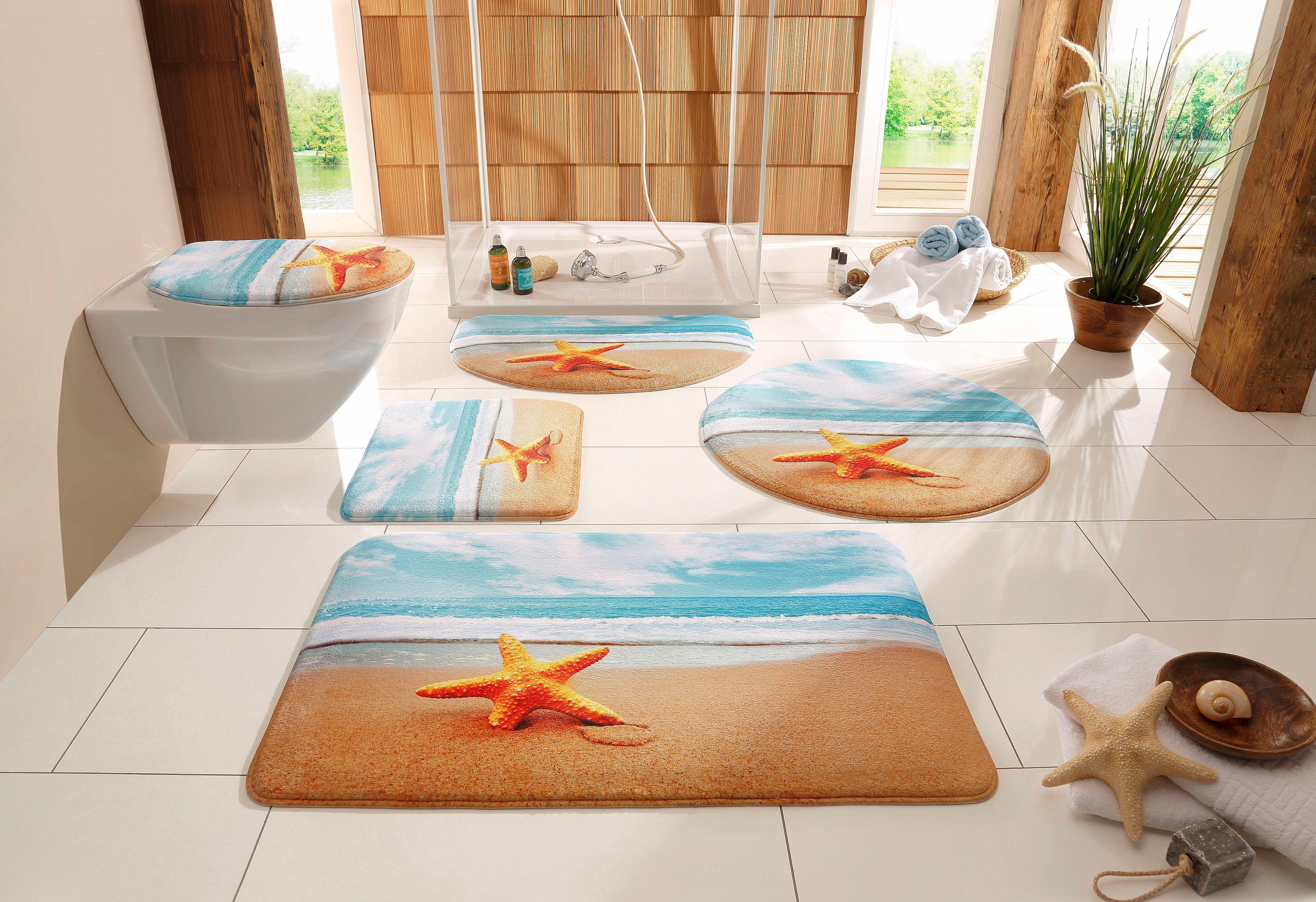 my home Badematte Seestern, Höhe 14 günstig online kaufen