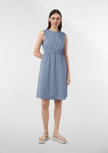 comma casual identity Minikleid Kurzes Popeline-Kleid mit elastischem Taill günstig online kaufen