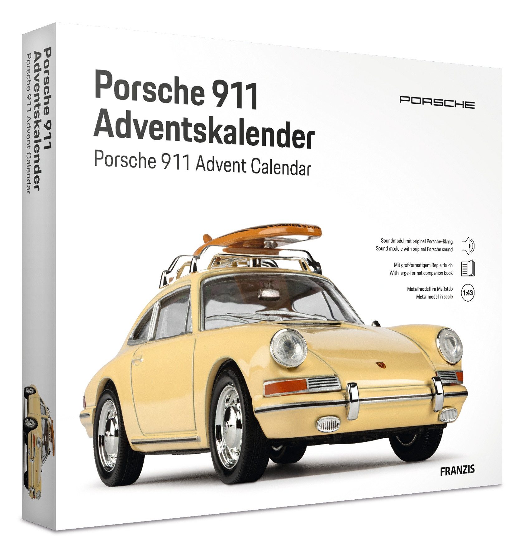 Franzis Adventskalender Porsche 911 "Surfbrett" Adventskalender