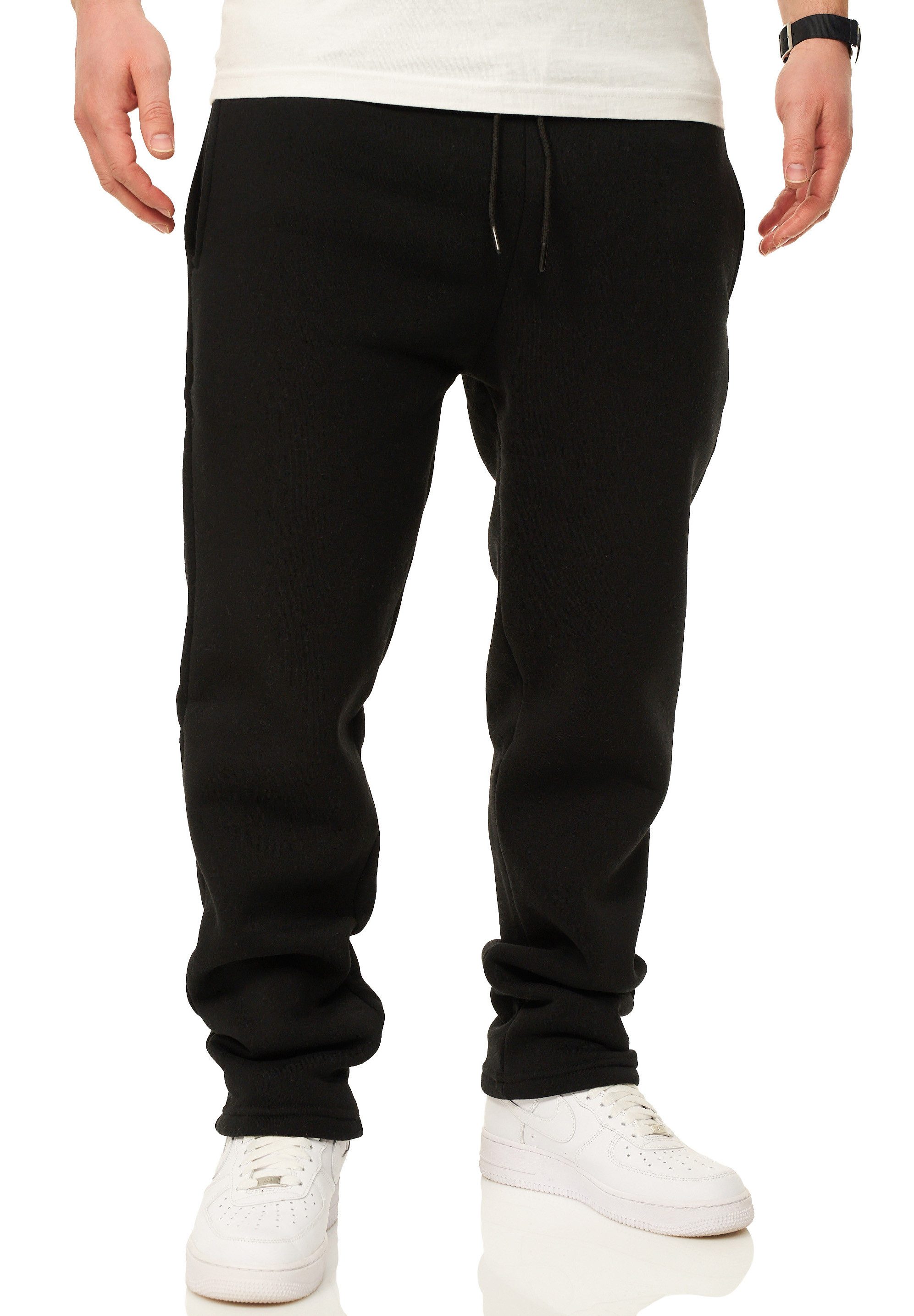 Jogginghose im Straight-Fit als Lange Sweatpants Trainingshose