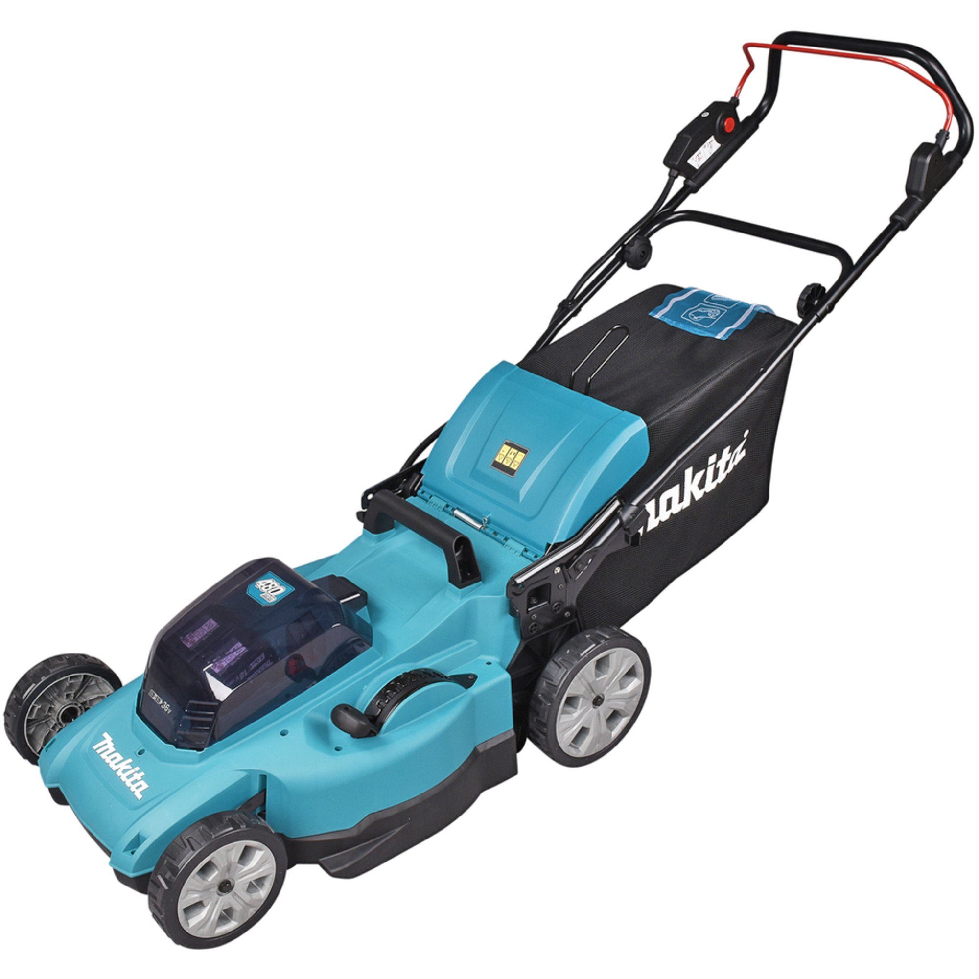 Makita Akkurasenmäher Akku-Rasenmäher DLM480Z, 36Volt (2x18Volt)