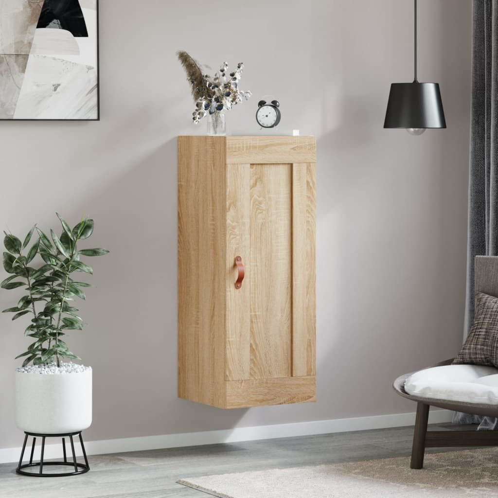 vidaXL Hängeschrank Wandschrank Sonoma-Eiche 34,5x34x90 cm günstig online kaufen