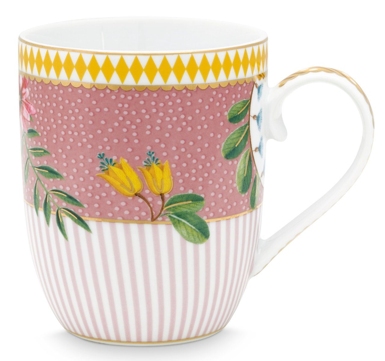 PiP Studio Becher La Majorelle Becher small pink 0,145 l, Porzellan, Mug Small La Majorelle Pink 145ml