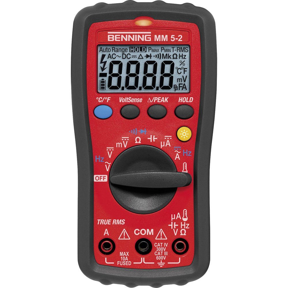 Spannungsprüfer Benning MM 5-2 Hand-Multimeter digital CAT III 600 V, CAT IV 300 V A