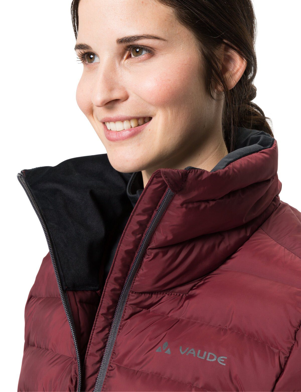 VAUDE Outdoorjacke Women's cherry kompensiert Mineo Klimaneutral (1-St) dark Jacket Padded