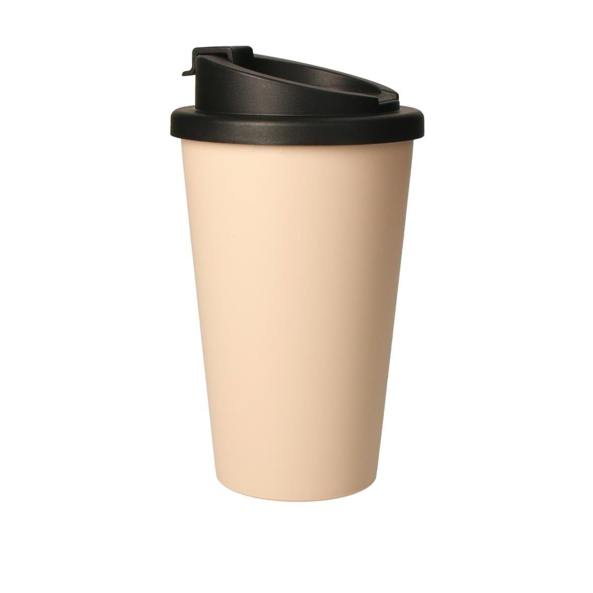 elasto Thermobecher 350 ml Kaffeebecher To Go doppelt isolierter Becher BPA-frei, Made in Germany, BPA-frei, 100% recyclebar, Heißgetränke, Teebecher
