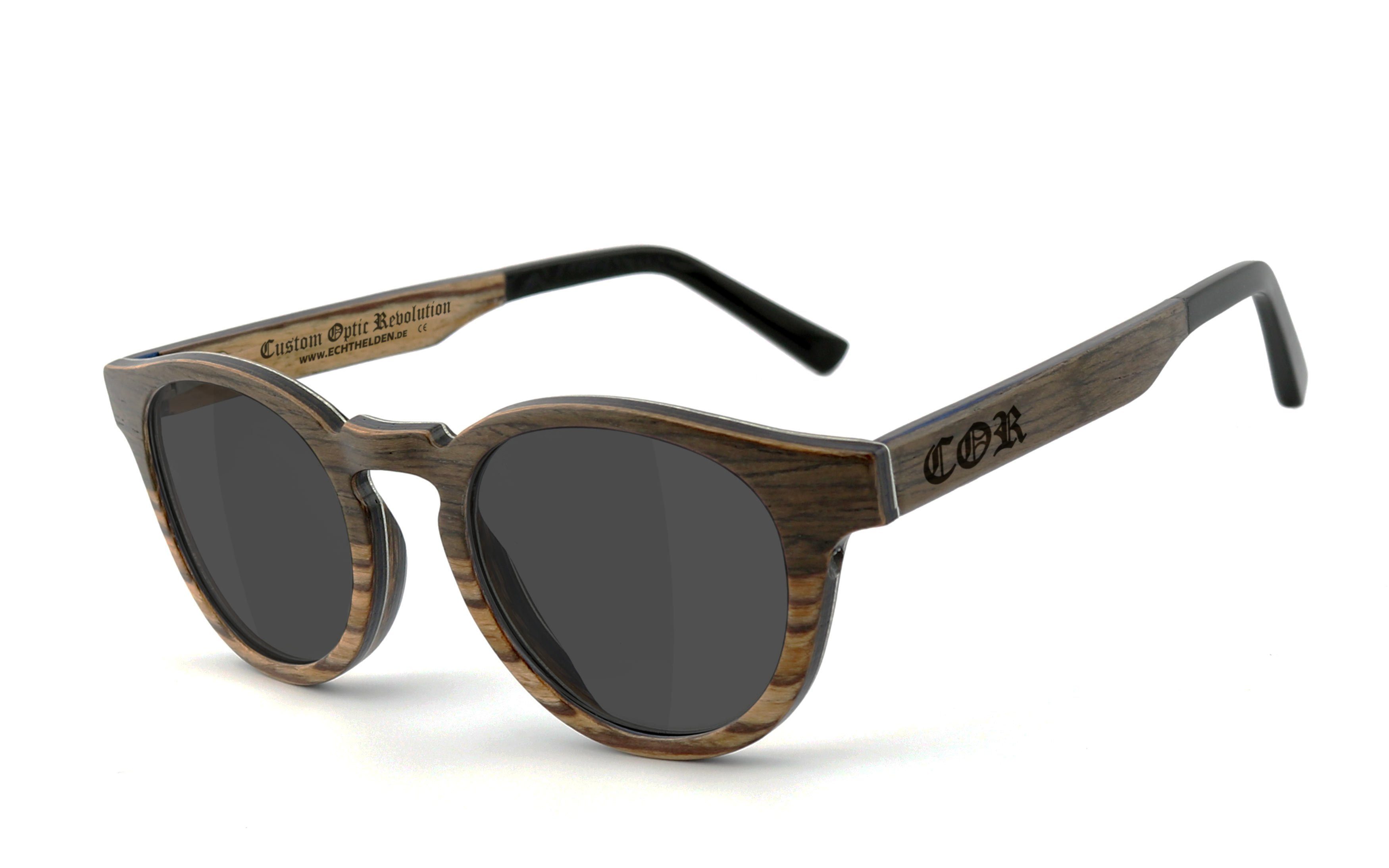 COR Sonnenbrille 002 aus Holz mit Qualitätsgläsern HLT®