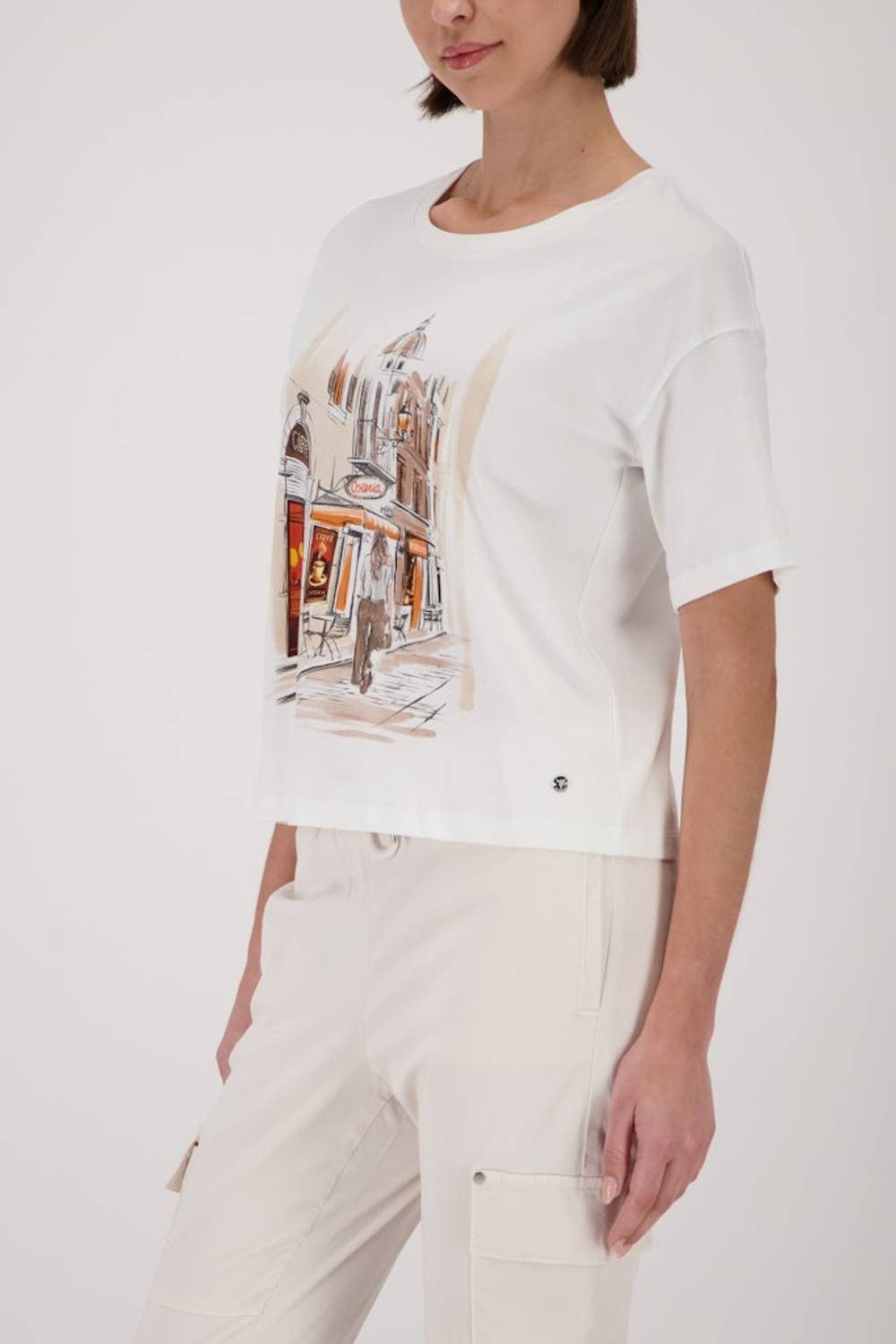 Monari T-Shirt 410087 Auffälliger Print als modisches Highlight günstig online kaufen
