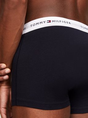 Tommy Hilfiger Underwear Trunk 3P TRUNK PRINT (Packung, 3-St., 3er-Pack) mit Tommy Hilfiger Logo-Elastikbund, Signature Kollektion