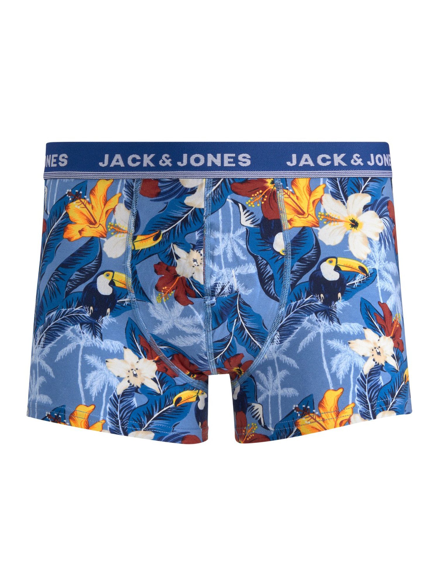 Jack & Jones Boxershorts Jacvel (5-St., 5er Pack) gute Passform durch elastische Baumwollqualität
