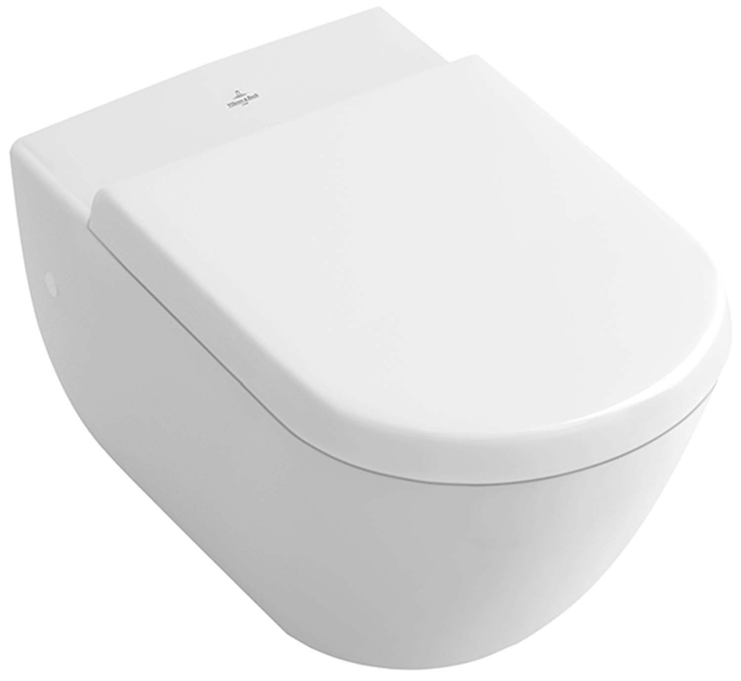 Villeroy & Boch WC-Sitz – Weiß, Mit Verchromten Scharnieren