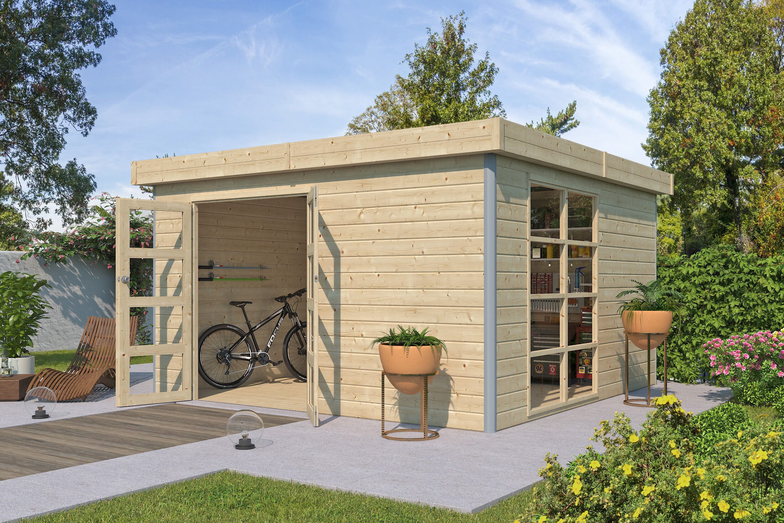 Fjordholz Gartenhaus Misaka XL