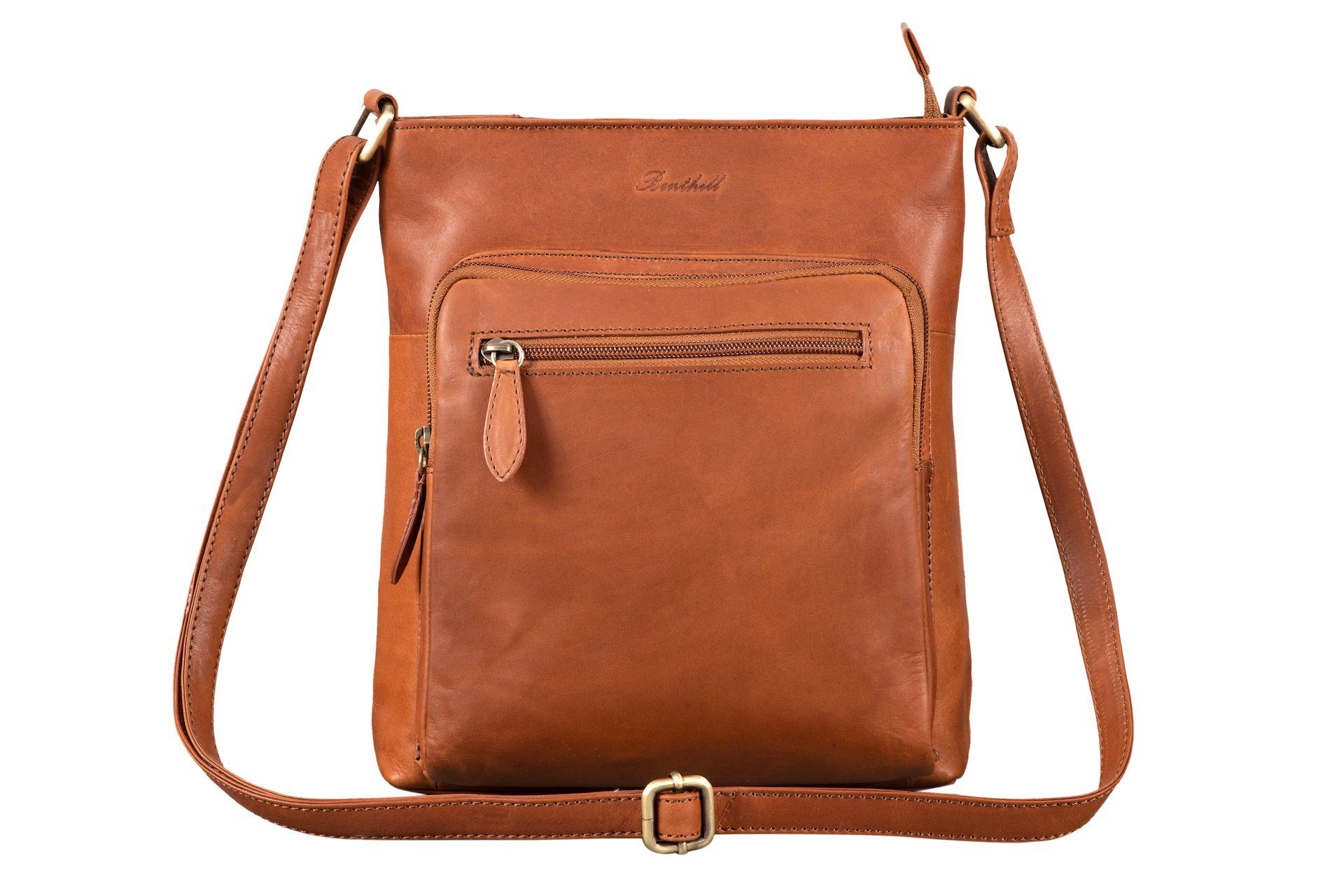 Benthill Umhängetasche Damen Echt Leder Shopper günstig online kaufen