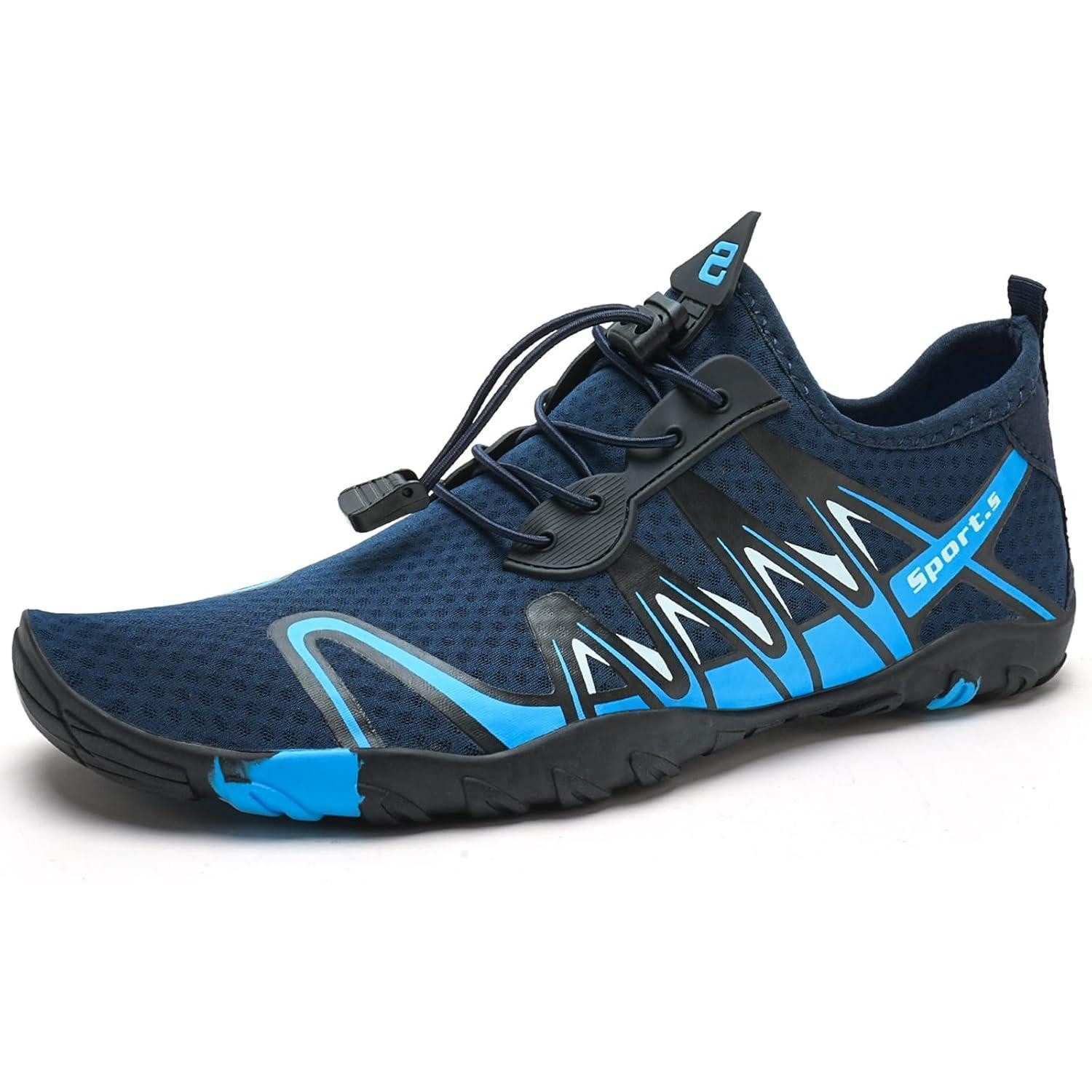 LuxusKollektion Strandschuhe Wasserschuhe Damen Herren 45 EU S901 Marineblau Wasserschuh