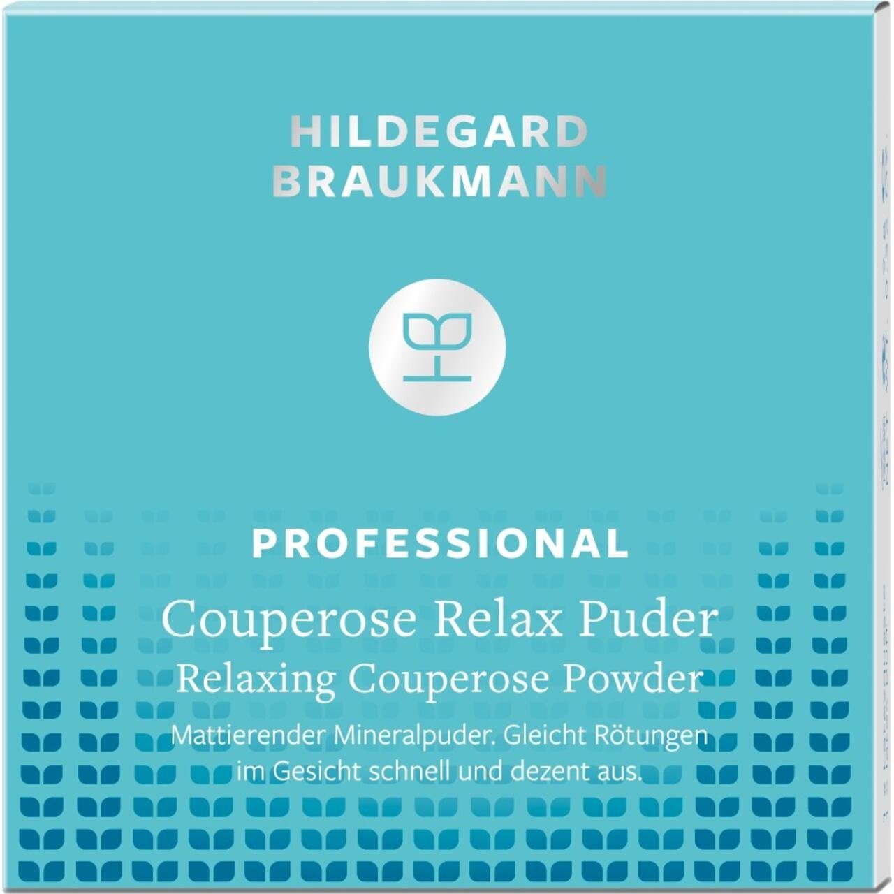 Hildegard Braukmann Puder Professional Plus Couperose Relax Puder, Regenerationsfördernde Nachtcreme für die Haut