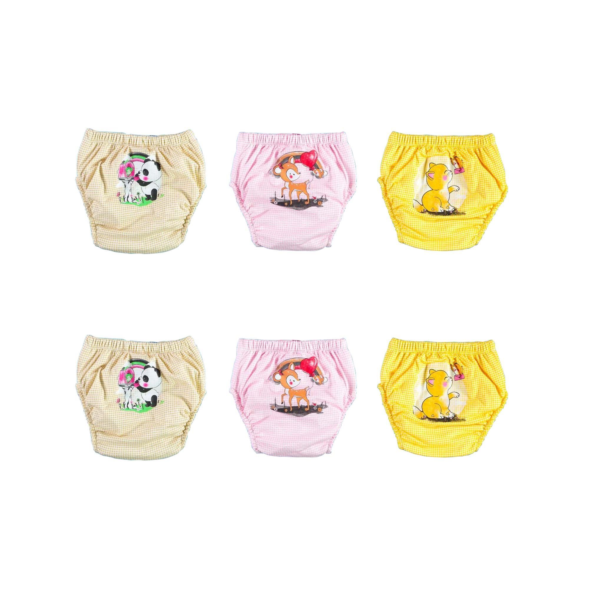 Just2little Stoffwindeln LITTLE Lernwindel (110) Wasserdicht 6er Pack Baby CUTIES Trainerhosen