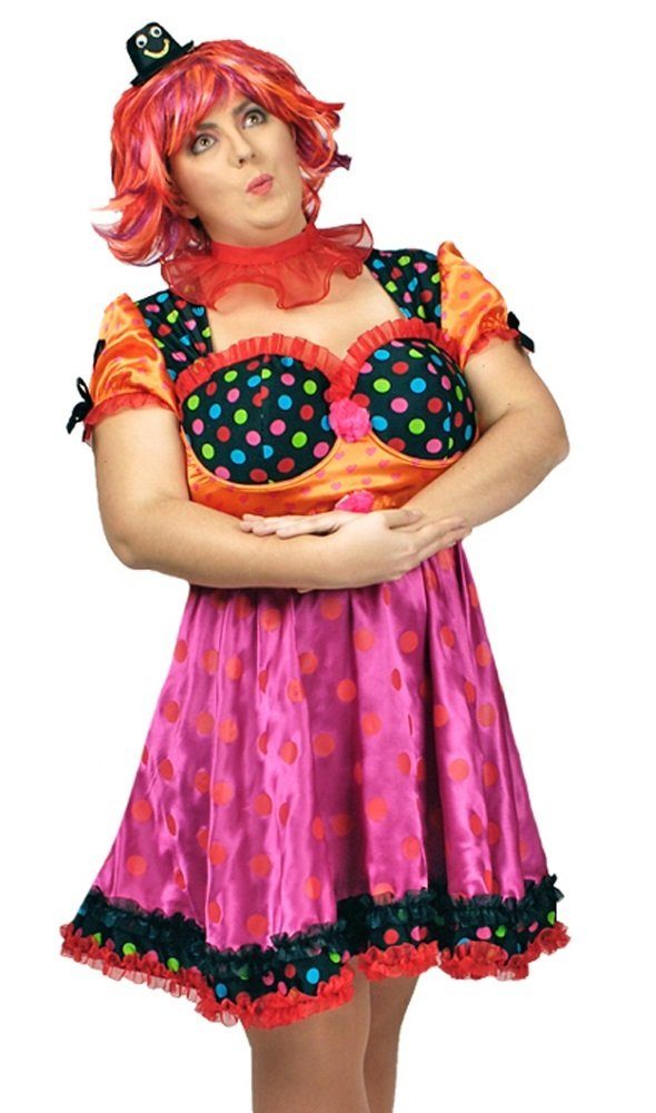 Das Kostümland Clown-Kostüm Clown 'Antonella' Kostüm für Damen, Lustige Verkl
