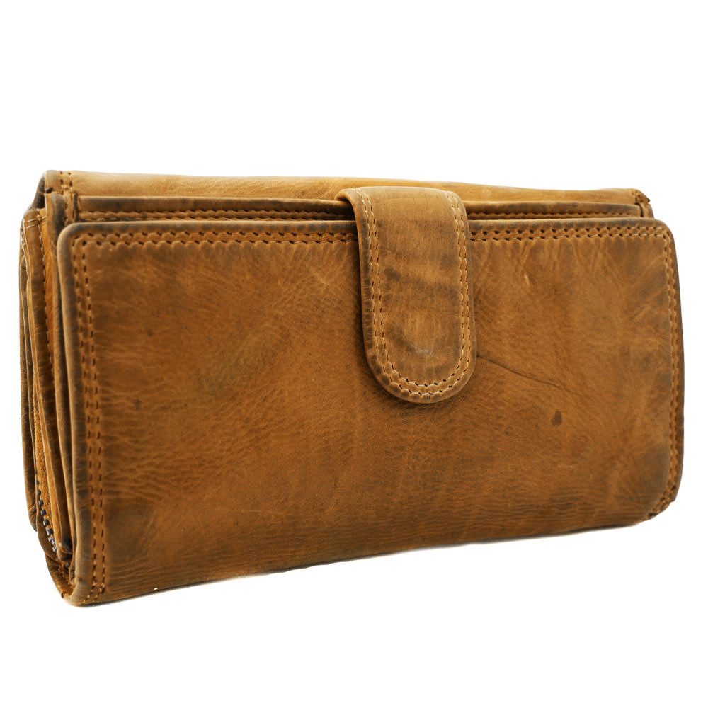 BULL BURRY Geldbörse LA BOCA XL, 26 Kartenfächer, Waschleder in Vintage-Look