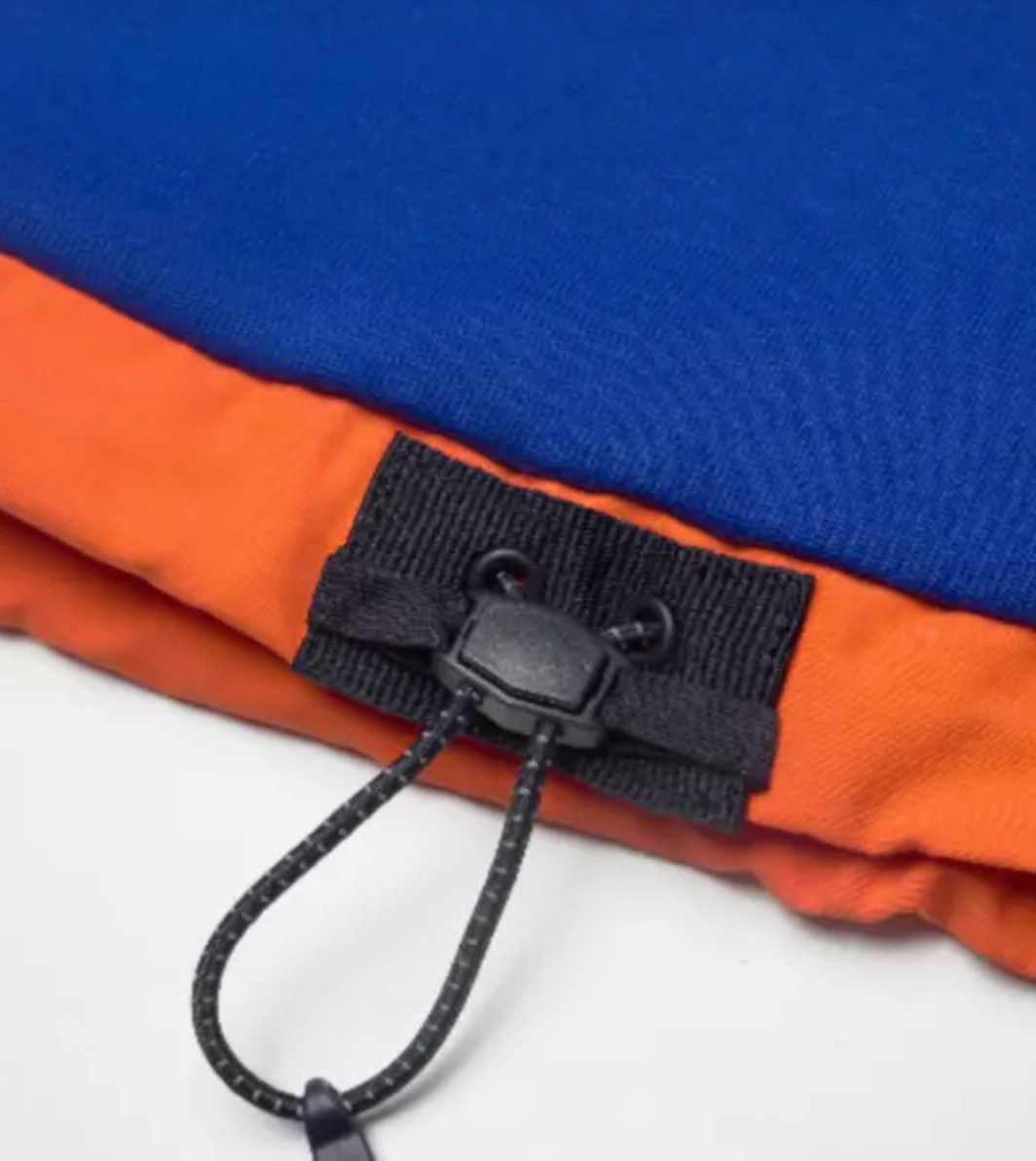 Polo Ralph Lauren Sweatshirt Fleece Hybrid Activewear Sweater Pulli Pullover Reißverschlusstasche Kordelzug am Saum, Ellbogenpatches, Gerippte Bündchen