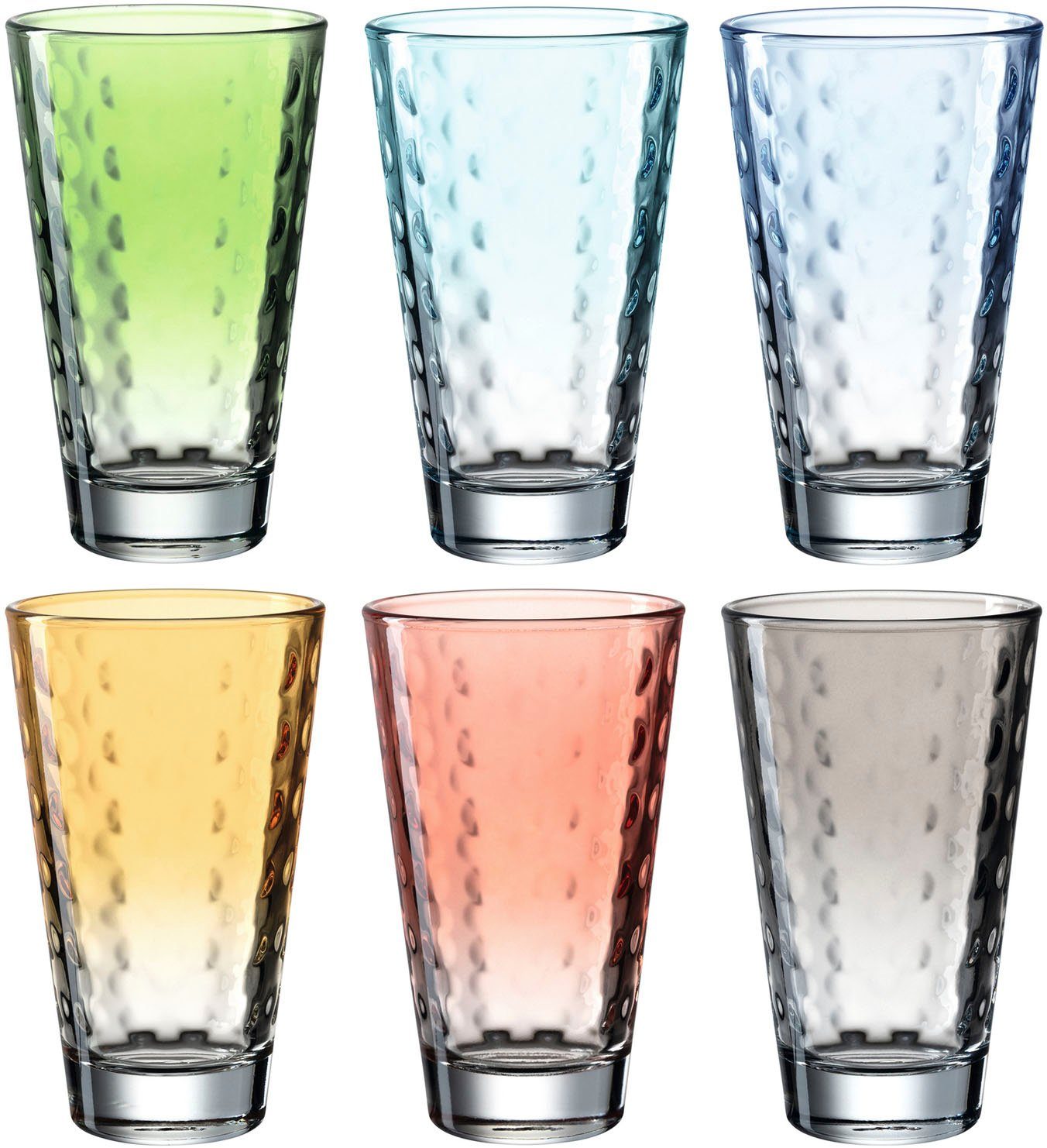 LEONARDO Gläser-Set OPTIC, Glas, 300 ml