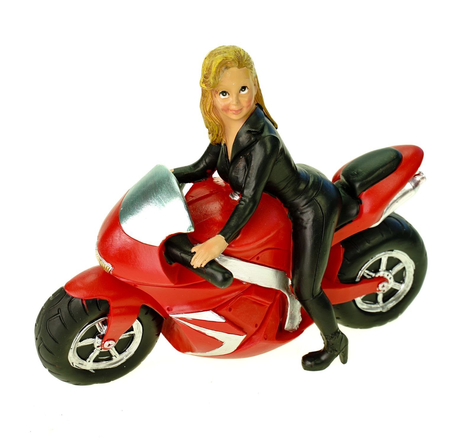 Kremers Schatzkiste Spardose Spardose sexy Motorradgirl günstig online kaufen