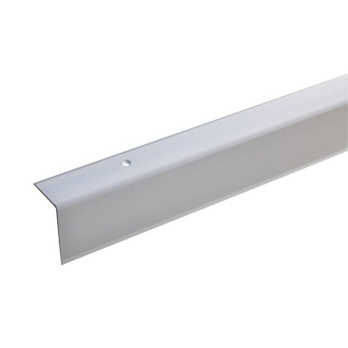 acerto® Treppenkantenprofil Aluminium Treppenwinkel-Profil - 42x30mm Lieferung erfolgt mit farblich passenden Schrauben und Dübeln