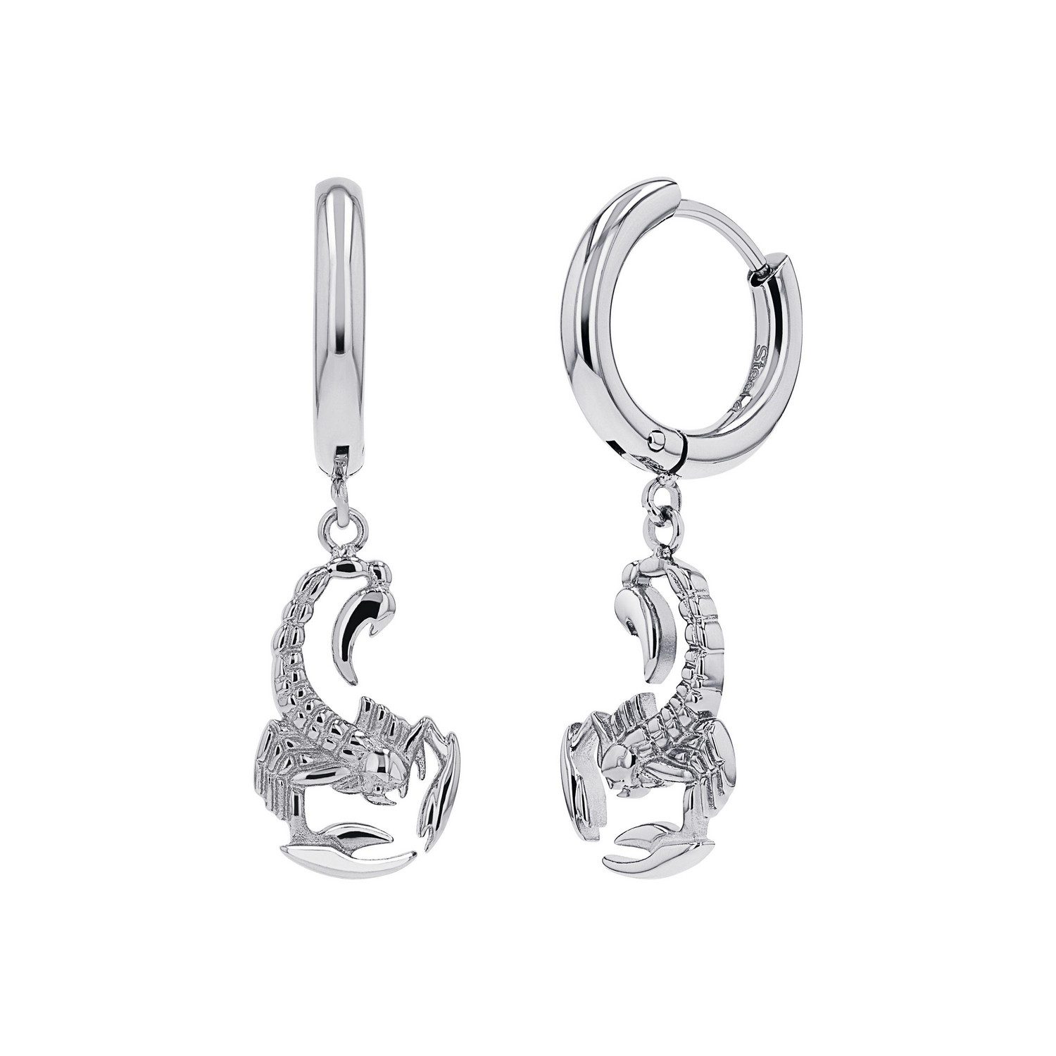 Amor Paar Creolen Scorpions by Amor, Skorpin-Motiv