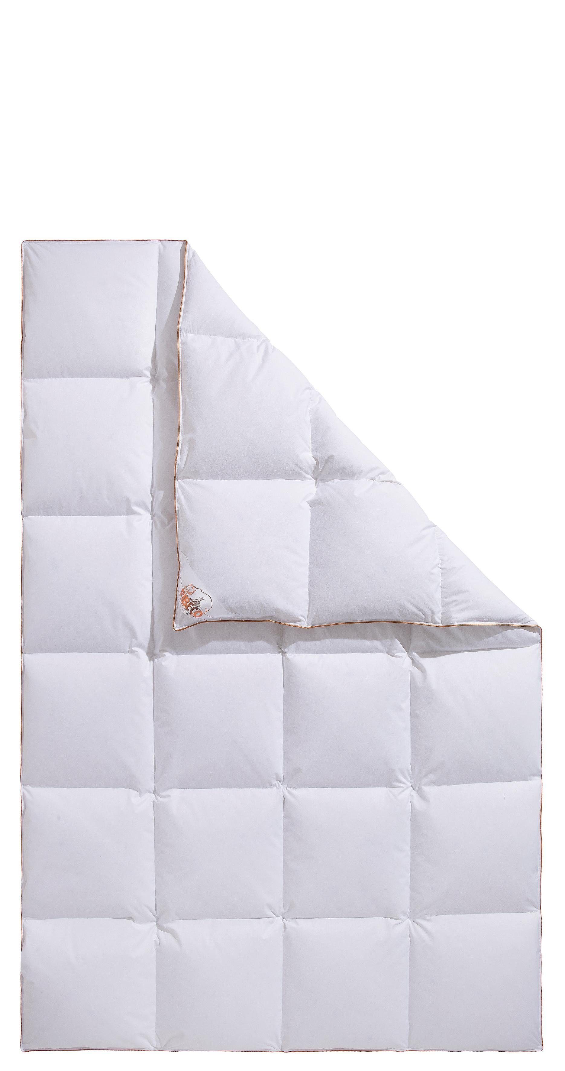 RIBECO Daunenbettdecke Ella, Füllung: 90% Daunen & 10% Federn, Bezug: Baumw günstig online kaufen