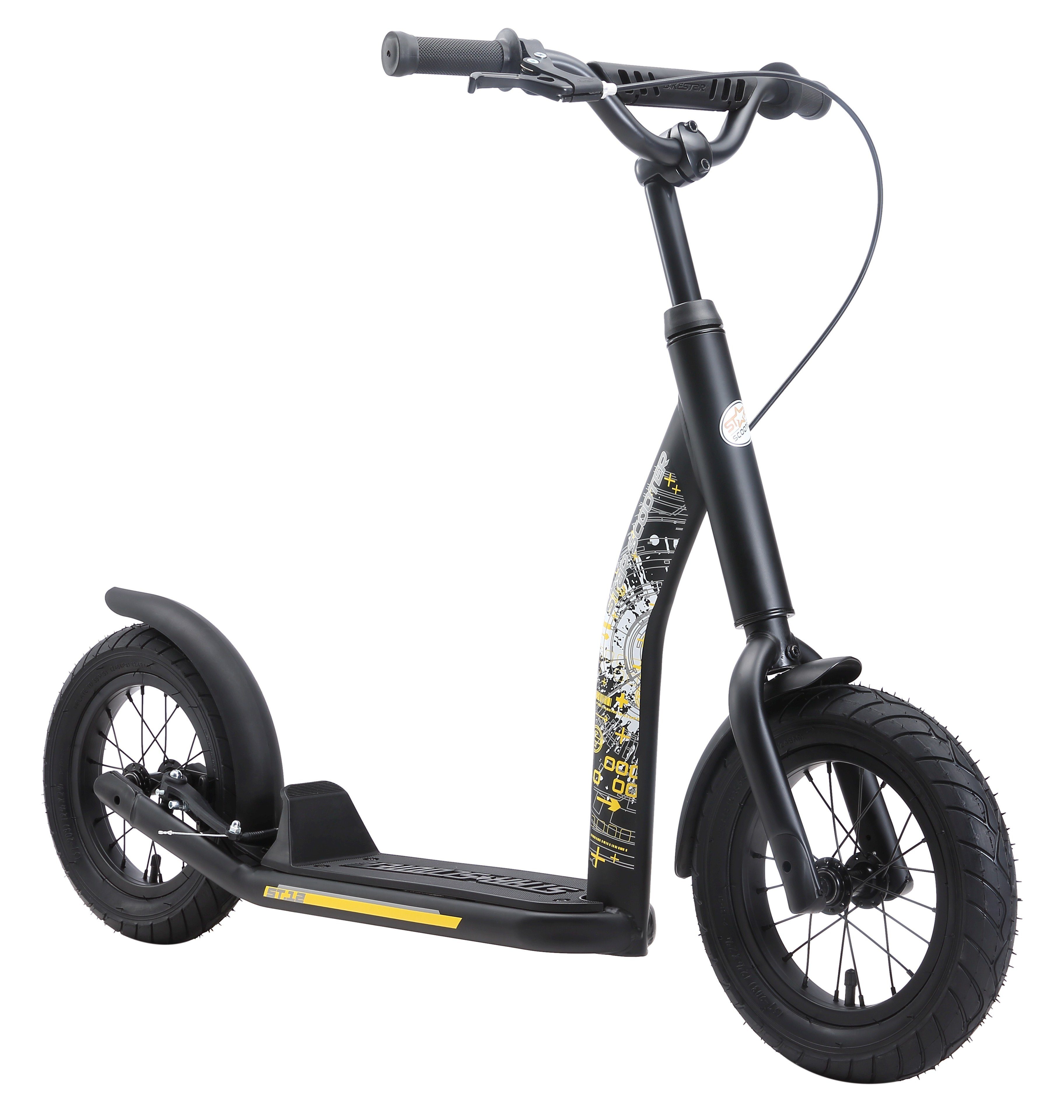 Cityroller 12 Zoll, ab 8 Jahre, Kinder City Roller ab 124 cm, Jungen, Mädchen