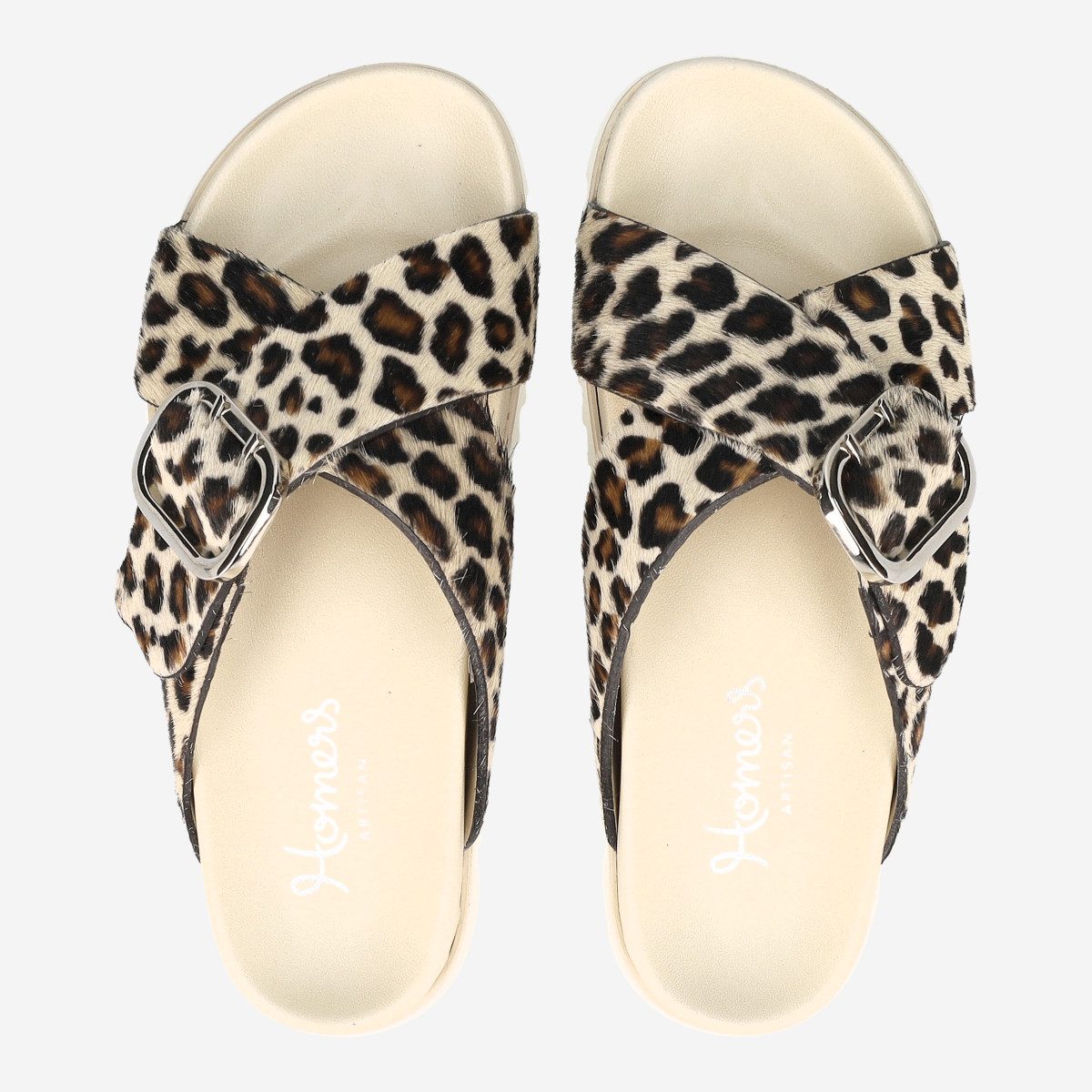 Homers Homers 21784R BIO, Sandaletten, Braun / Leo, Damen Sandalette