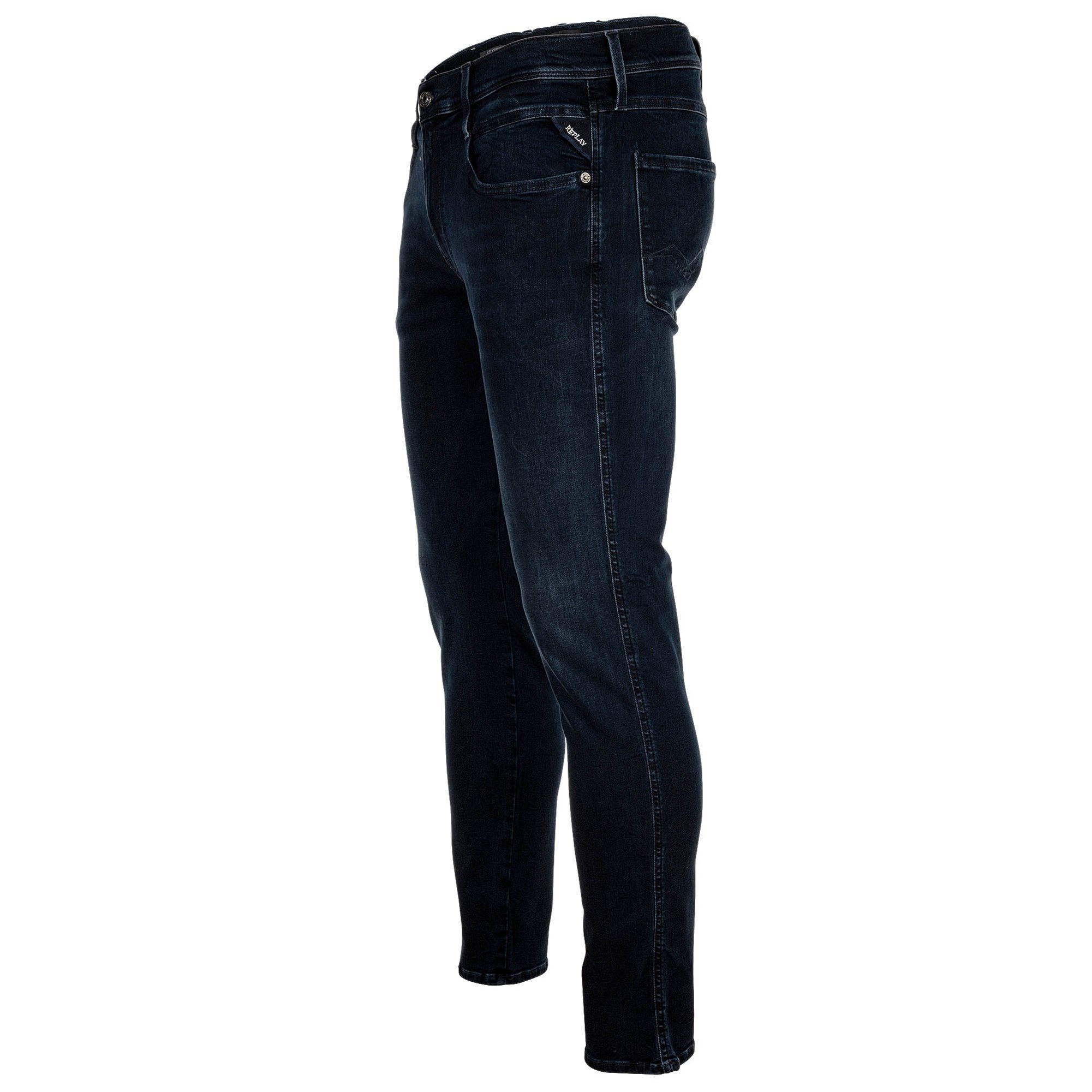 Replay Regular-fit-Jeans Herren Jeans Baumwolle Hyperflex günstig online kaufen