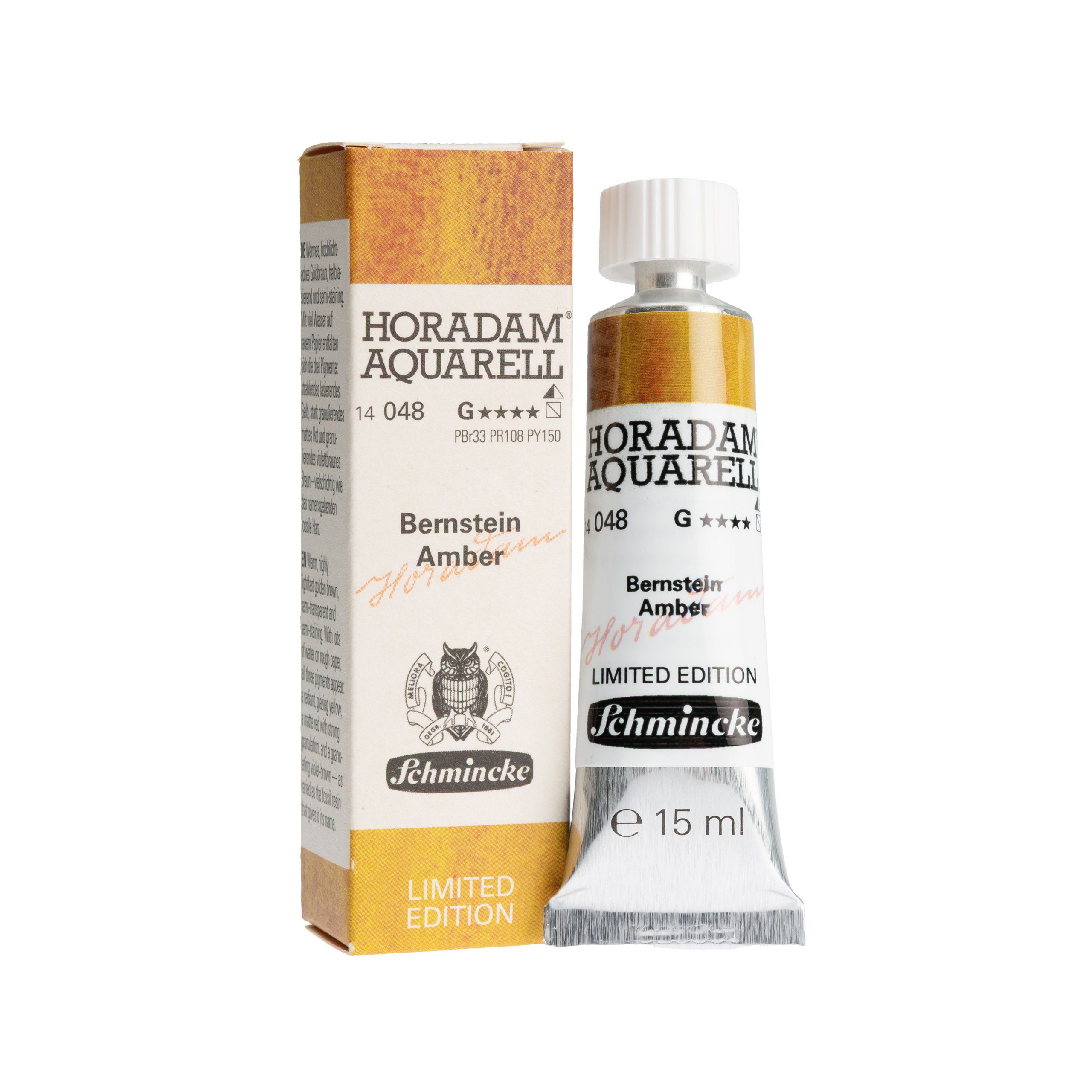 Schmincke Aquarellfarbe HORADAM - 15ml Bernstein - Aquarellfarbe 14 048 006