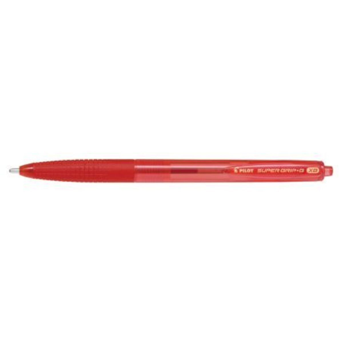Pilot Pen Kugelschreiber Druckkugelschreiber Super Grip G - XB 0,6 mm rot. (12 Stück)