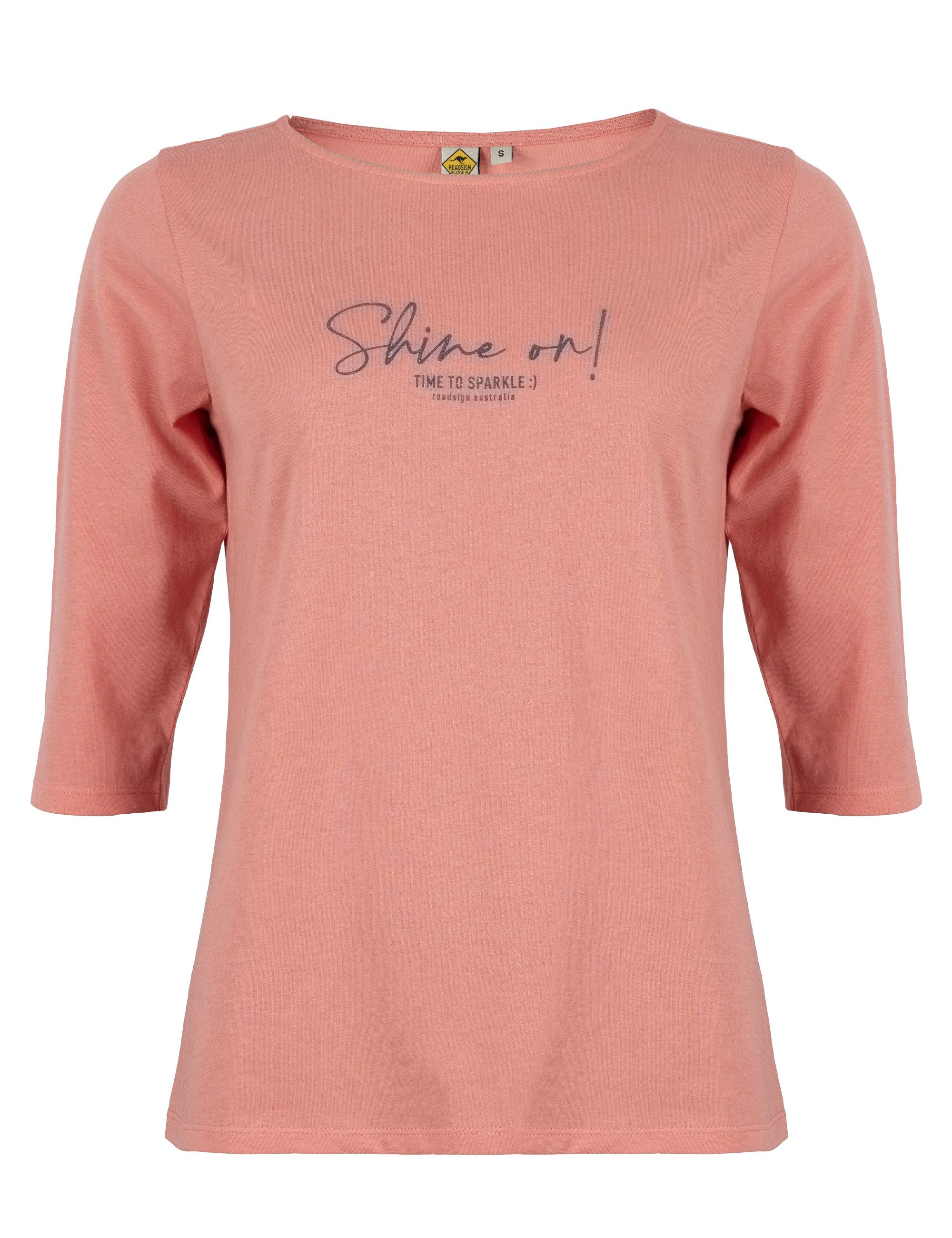 ROADSIGN australia Langarmshirt Smile Spirit (1, 1-tlg., 1) Longsleeve mit Statement-Print für entspannte Freizeitmomente