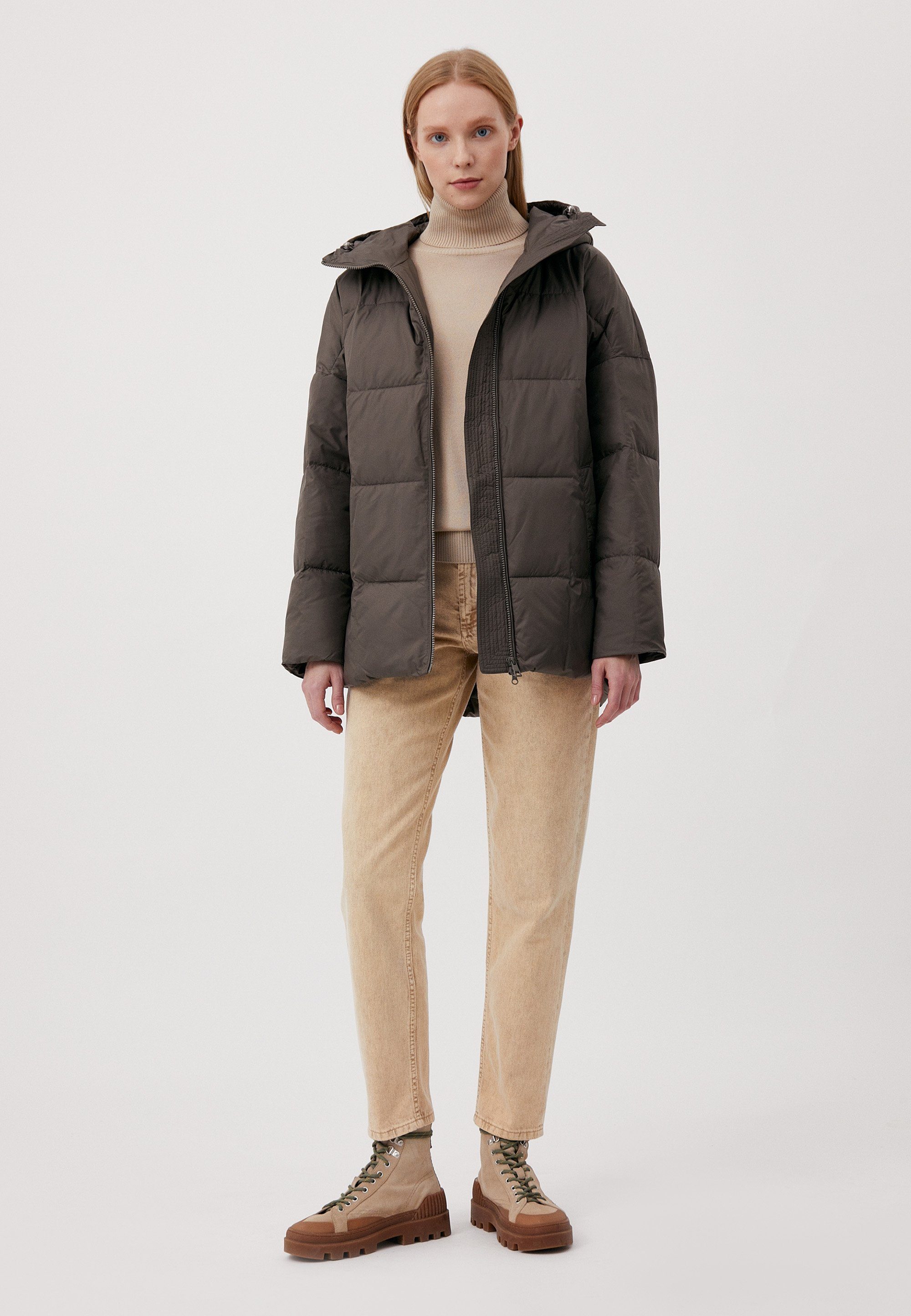 Finn Flare Steppjacke Imprägniert mit warmer Kapuze