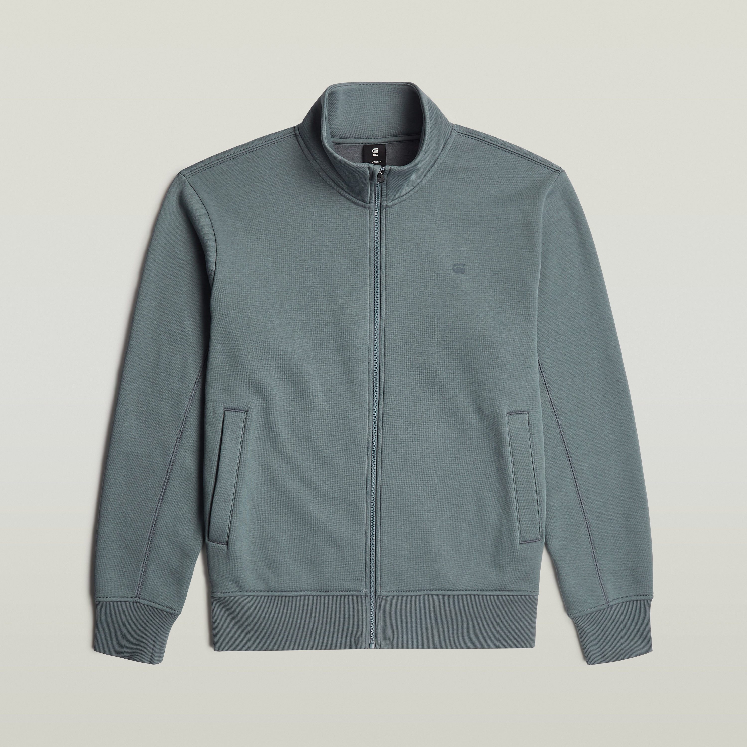 G-STAR Sweatjacke Track Jacket mit Logostickerei auf der Brust, Regular Fit