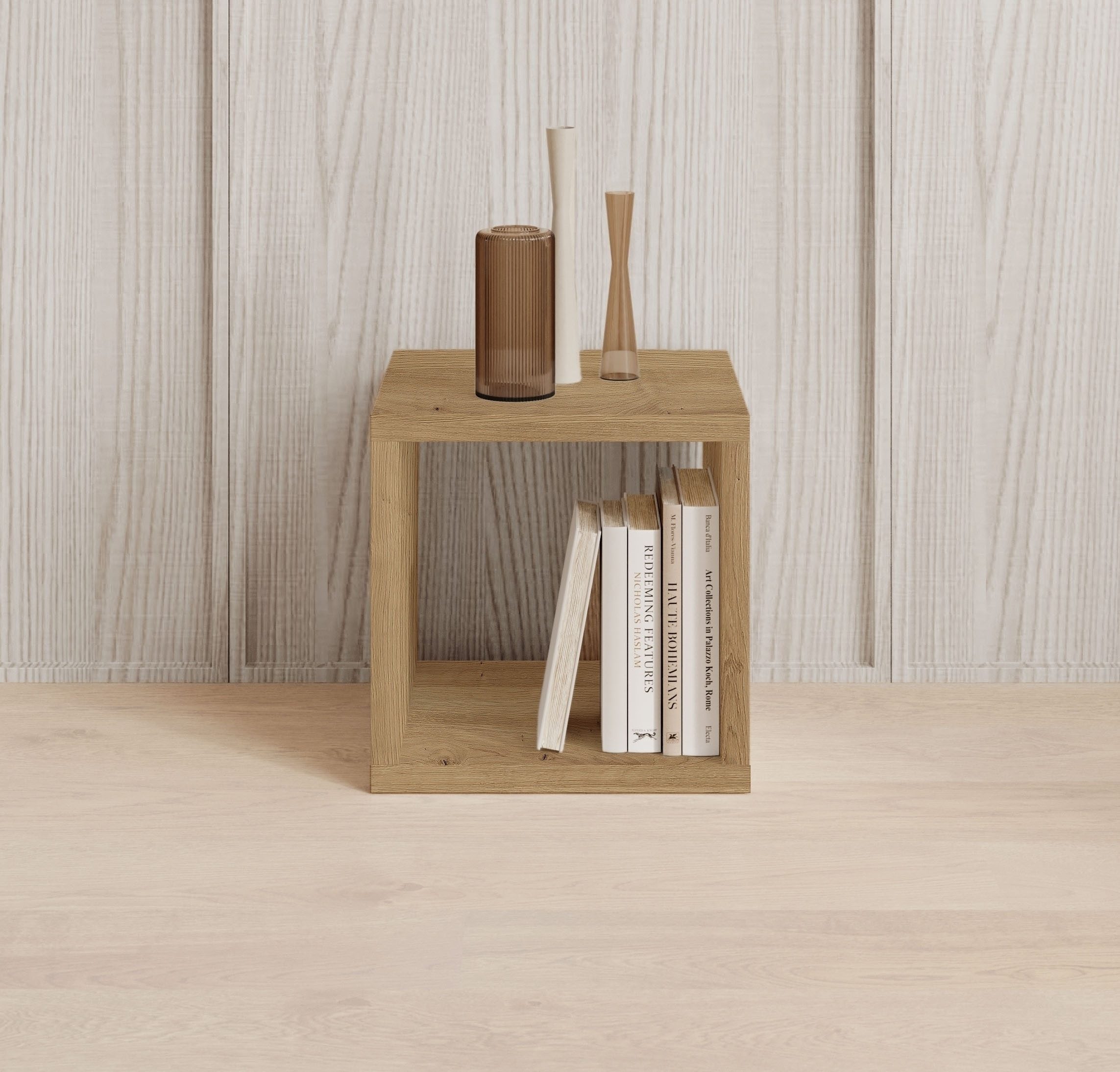 PREISBRECHER Regalwürfel Style, in Artisan Eiche Dekor - 41x41x38cm (BxHxT)