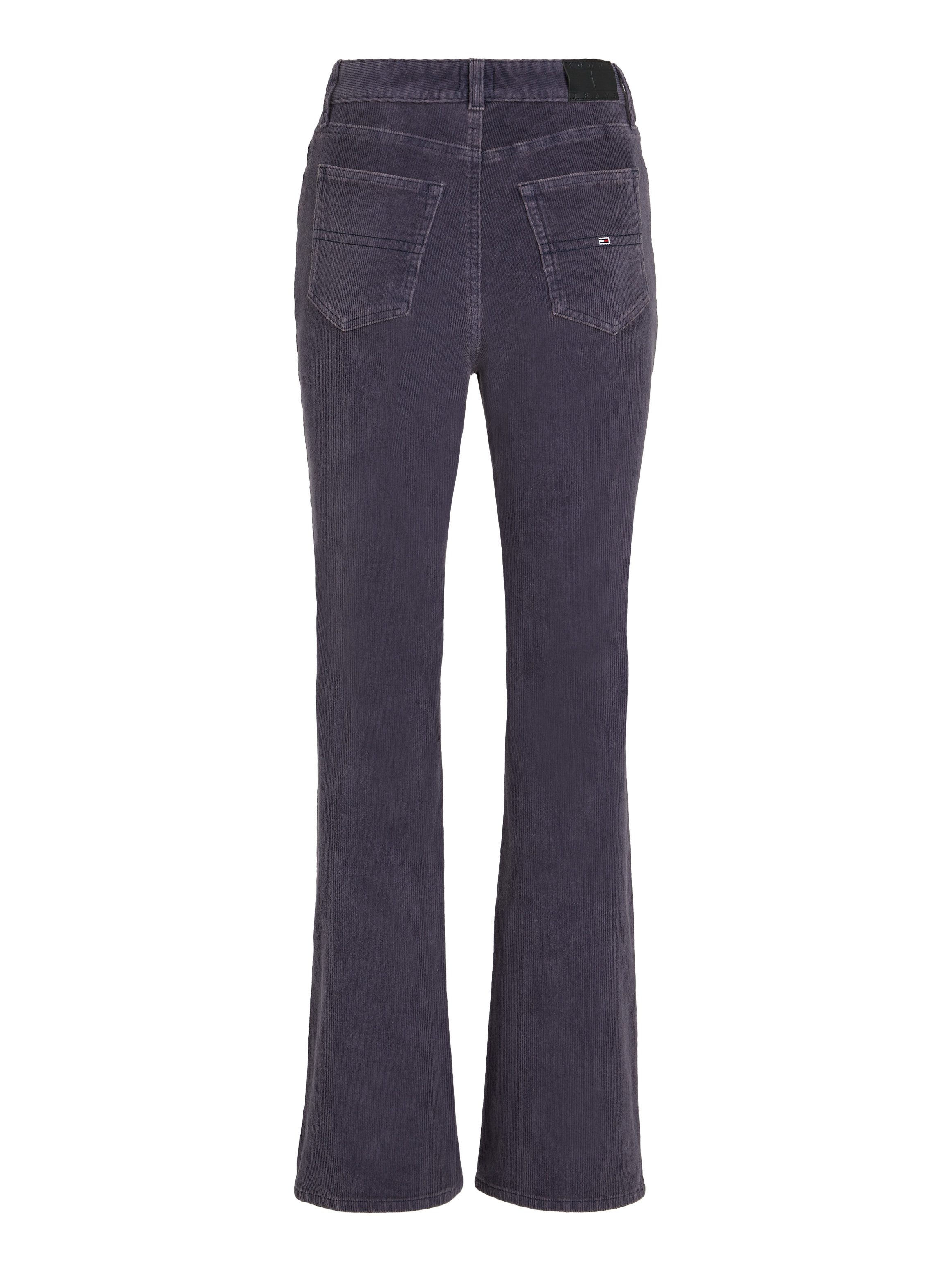 Tommy Jeans Schlaghose TJW SYLVIA HR FLARE WASHED CORD in dem Trendmaterial Cord