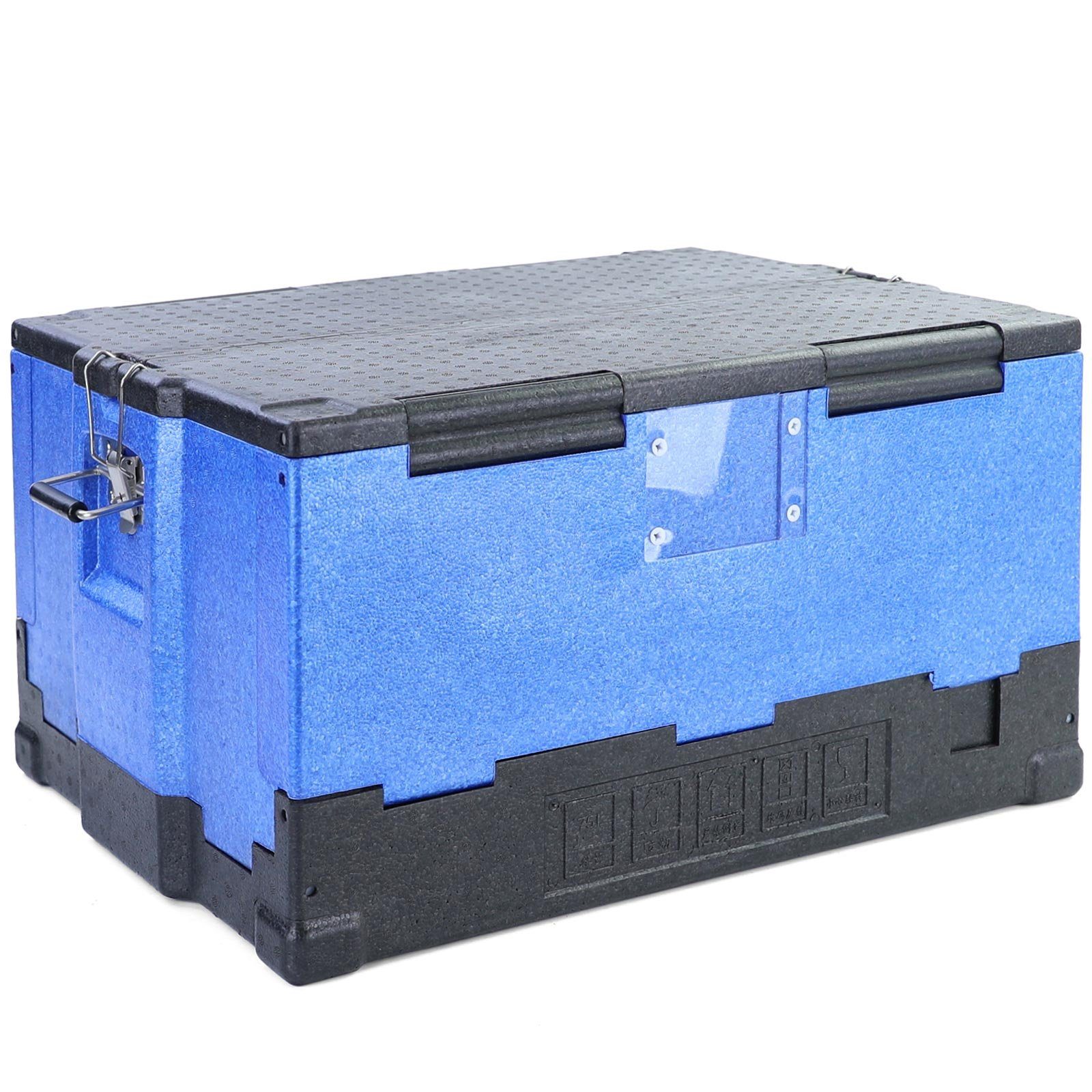 RAMROXX Kühlbox Warmhaltebox Kühl Thermo faltbar mit Griffen 75L 675x485x369mm