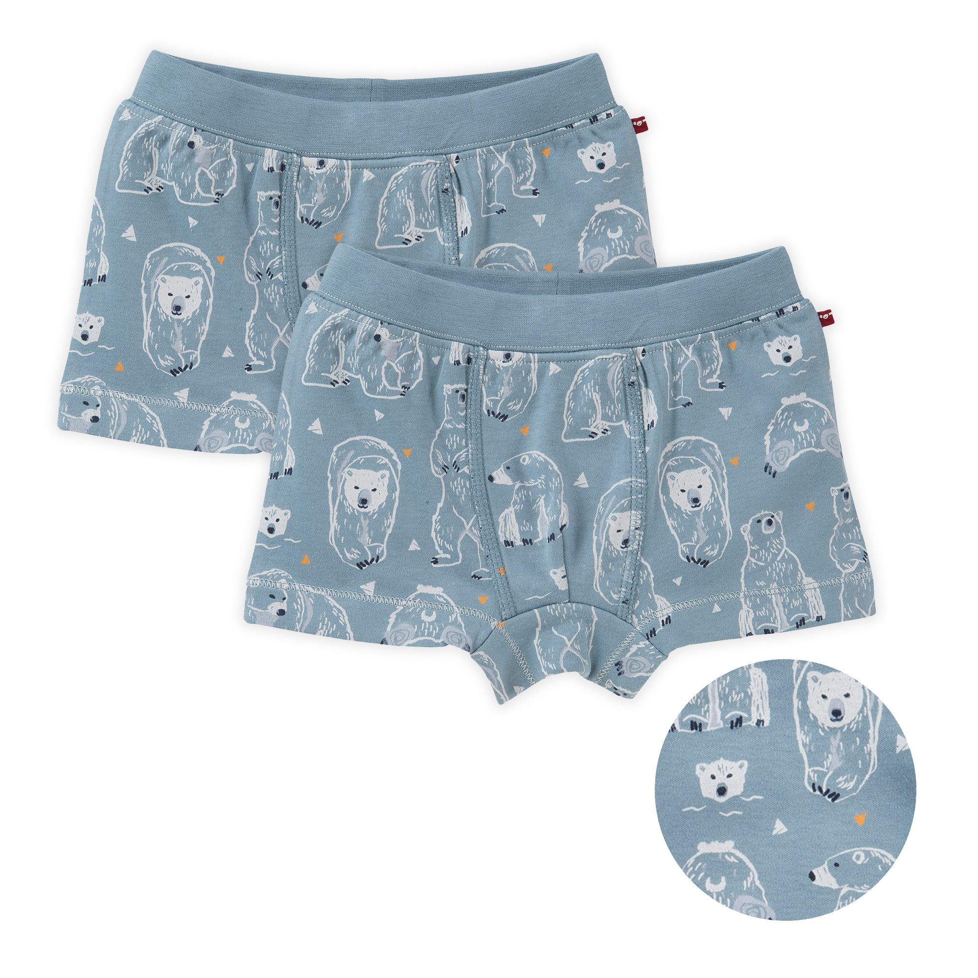 Boxershorts mit Motiv, aus Bio-Baumwolle