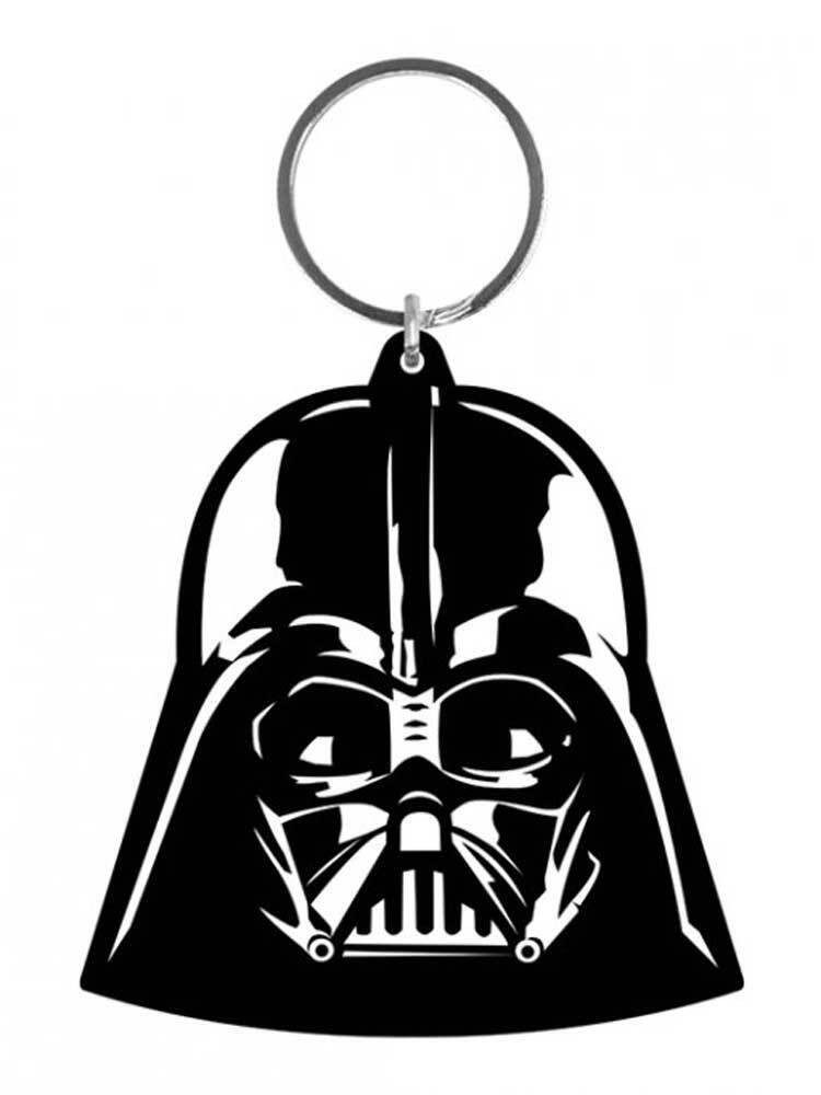 Schlüsselanhänger Star Wars - Darth Vader - Gummi Schlüsselanhänger Keyring - ca. 4,5x6