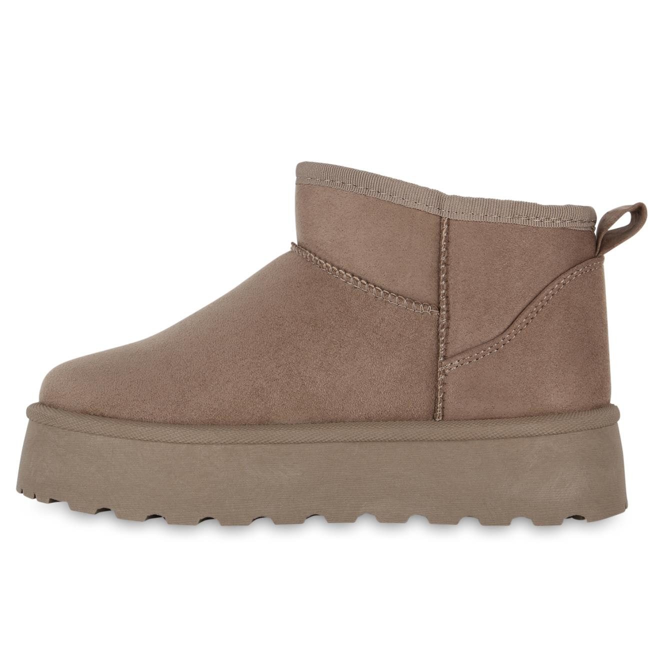 VAN HILL 841506 Winterstiefelette Damen Warm Gefüttert Winter Boots Stiefel günstig online kaufen